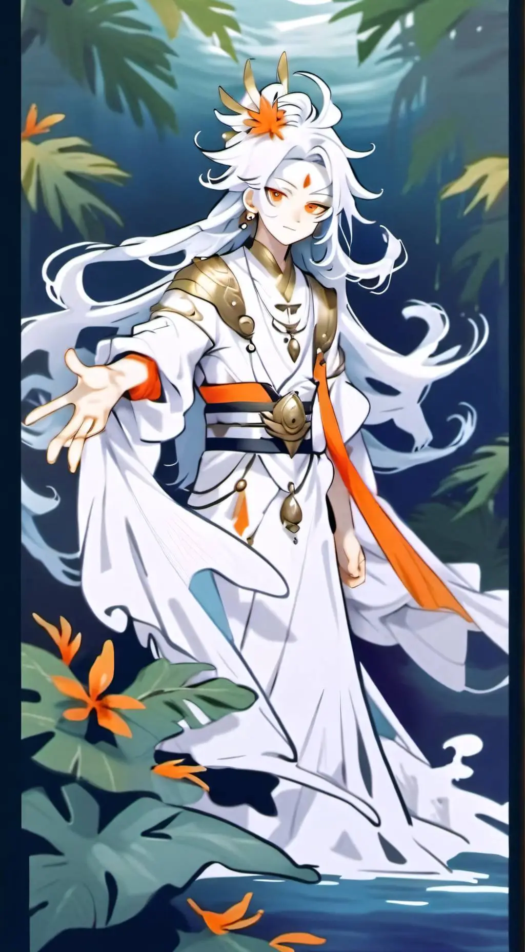 ai character: Aquarius background