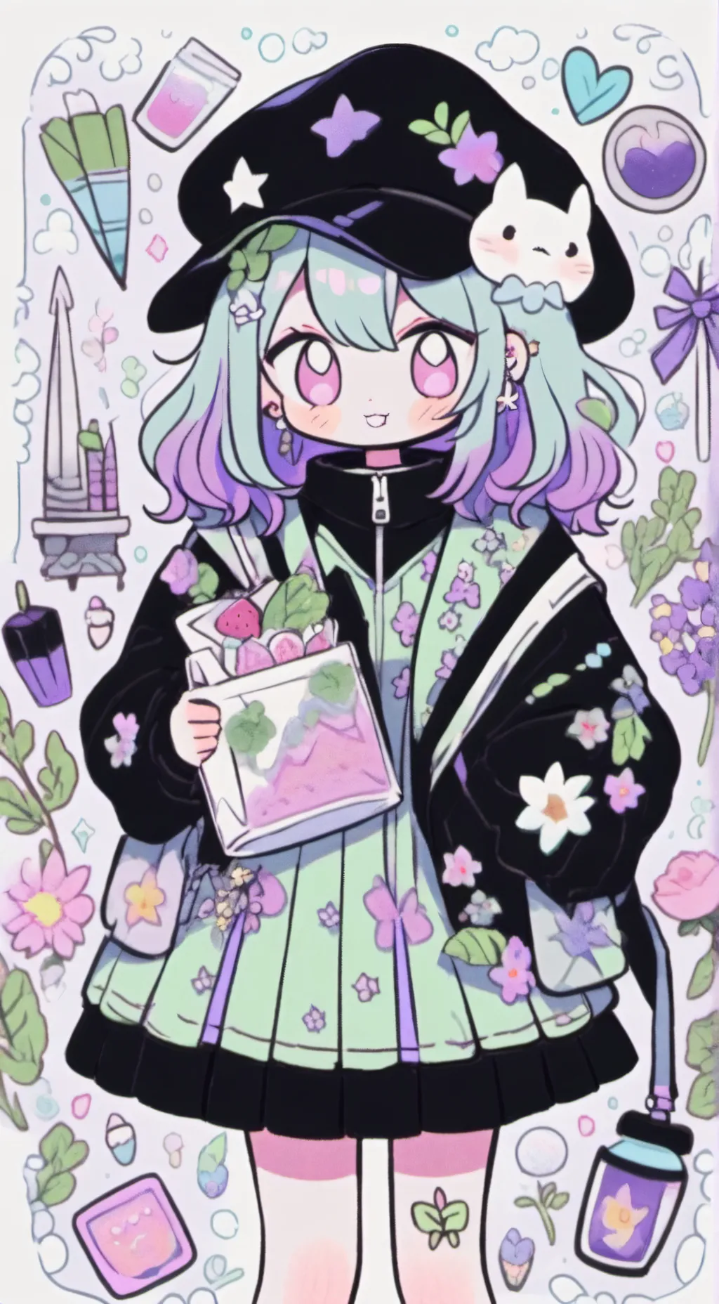 ai character: Mr.DemixMr.Compass background