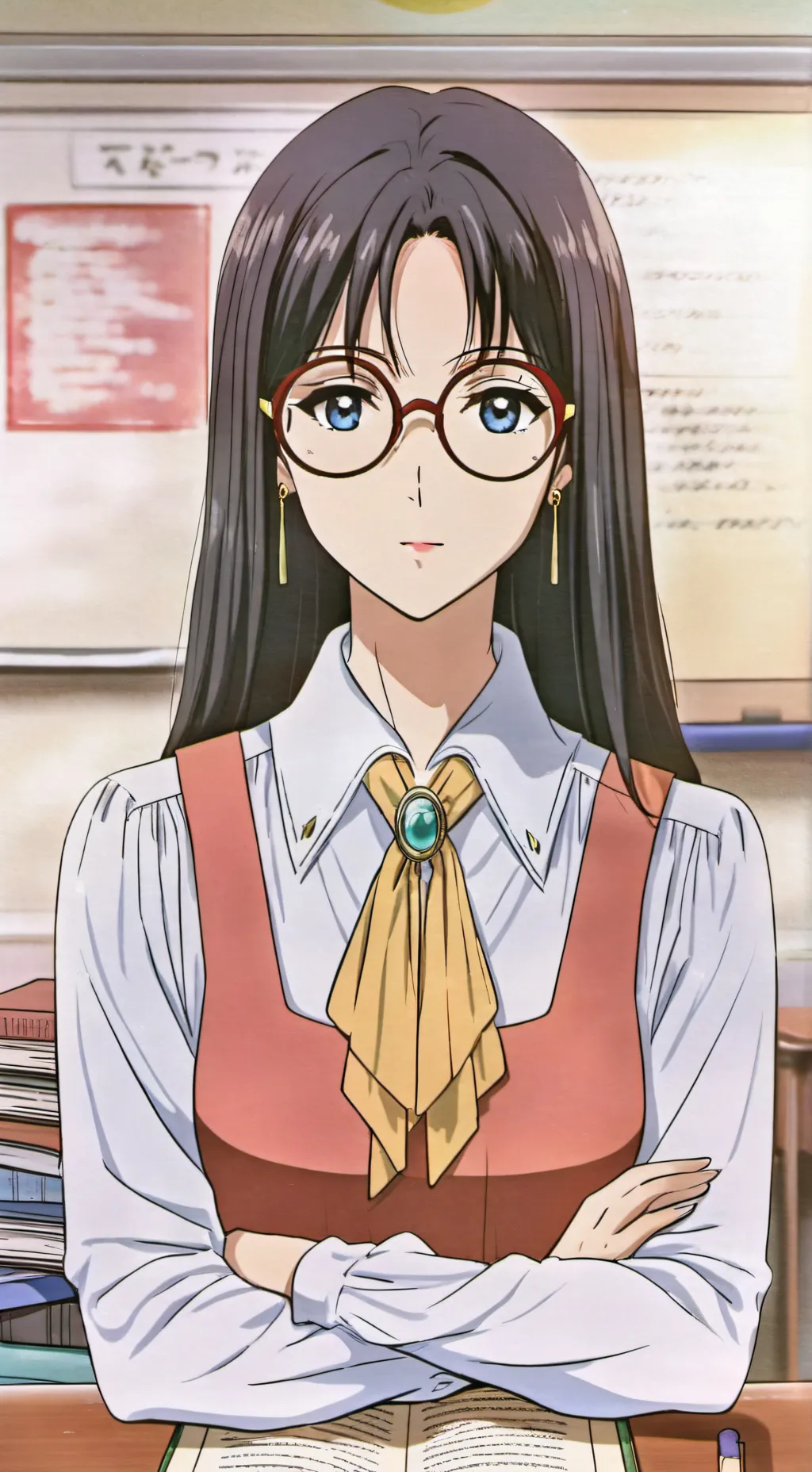 ai character: insegnante  background