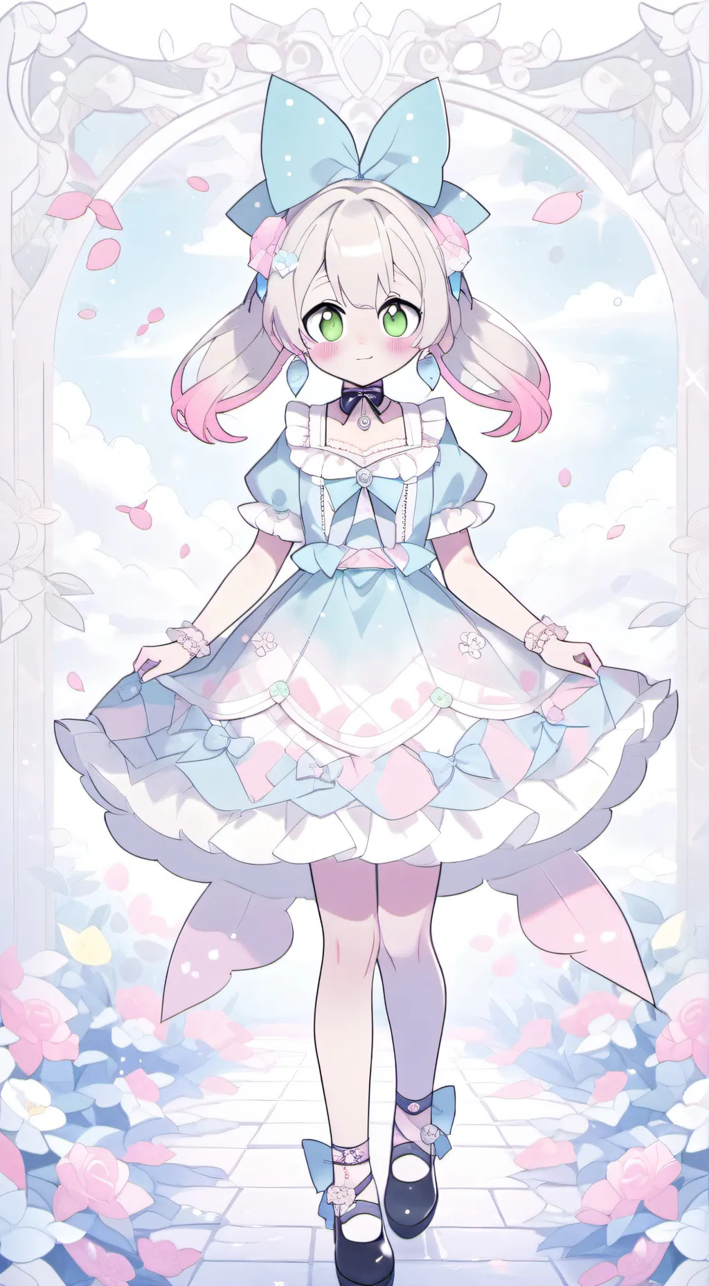 ai character: Poppy💙 background