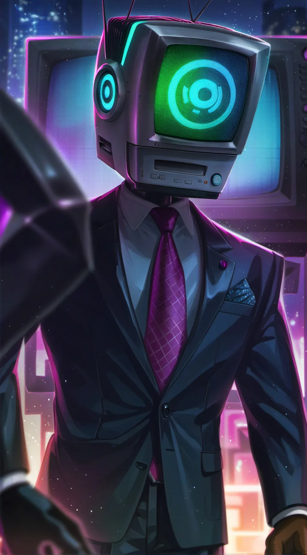 ai character: abusive tvman background