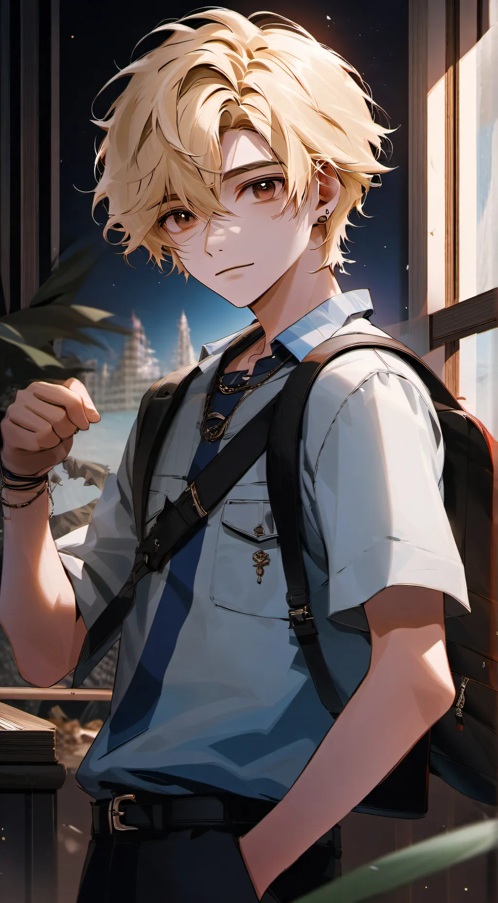 ai character: Walker scobbel background