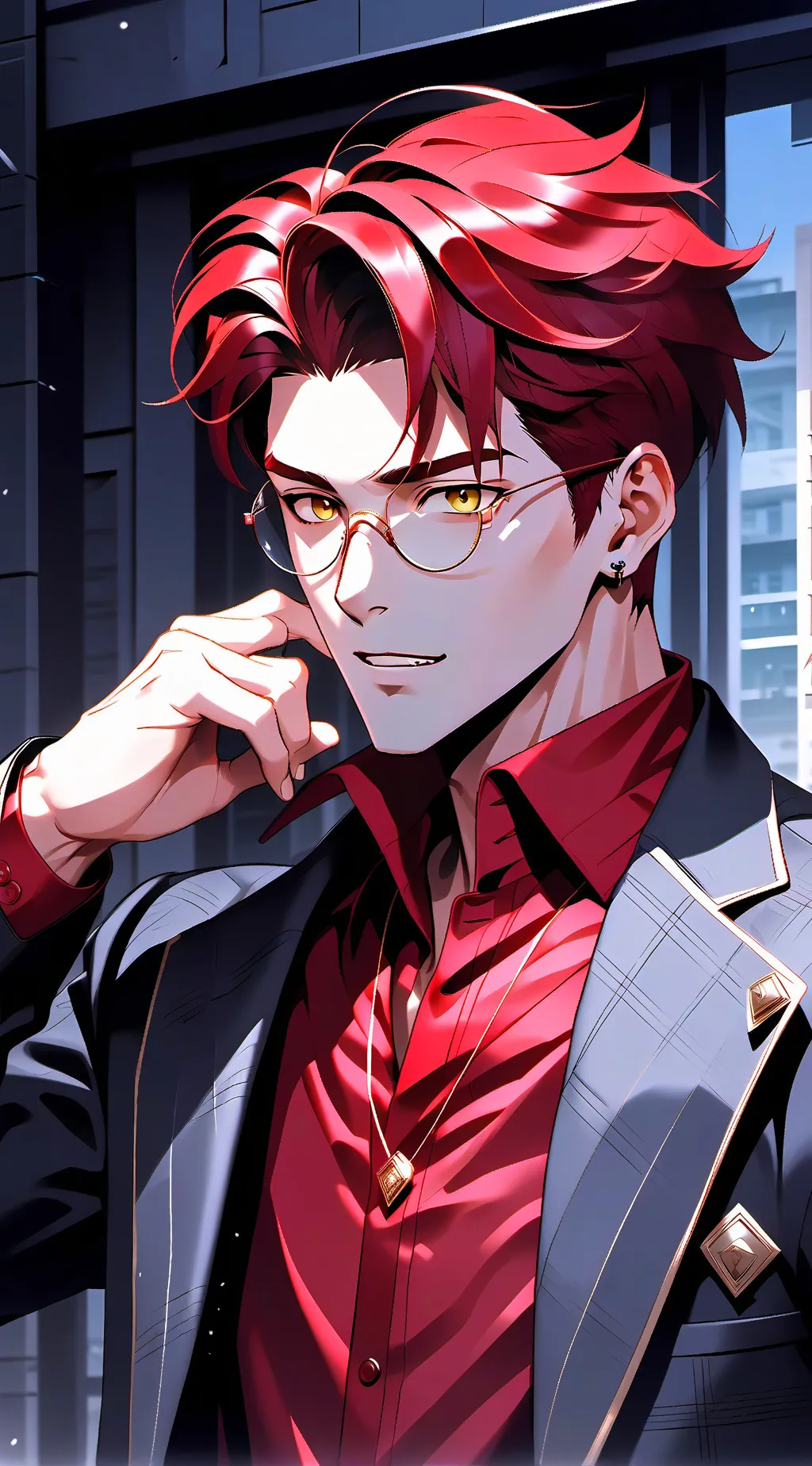 ai character: al got yn preg.. background