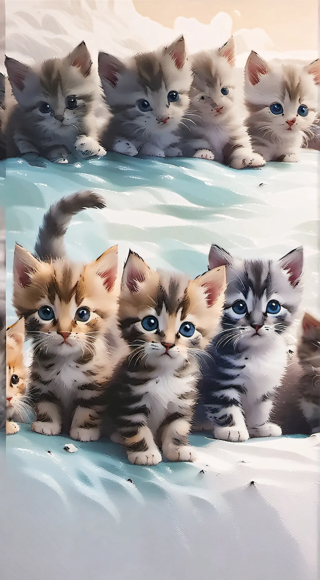 ai character: Kittys :D background