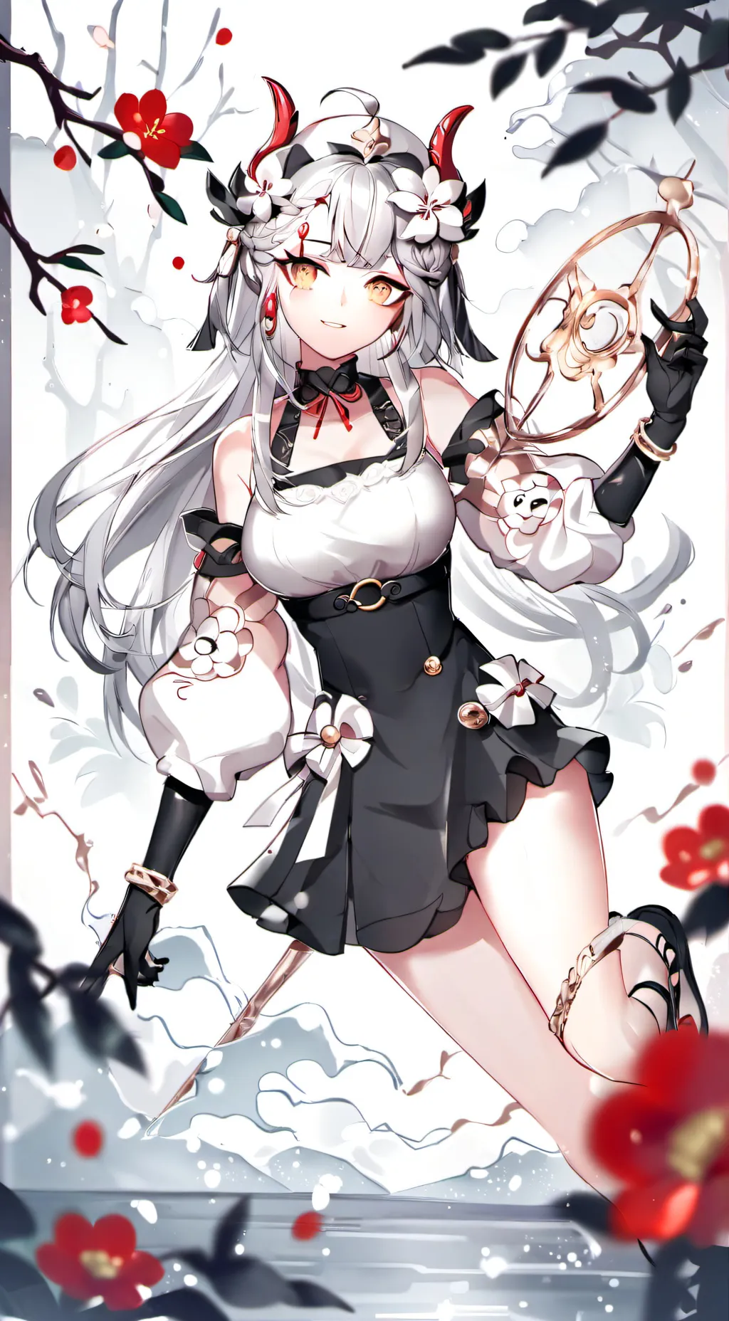 ai character: NHA LILY background