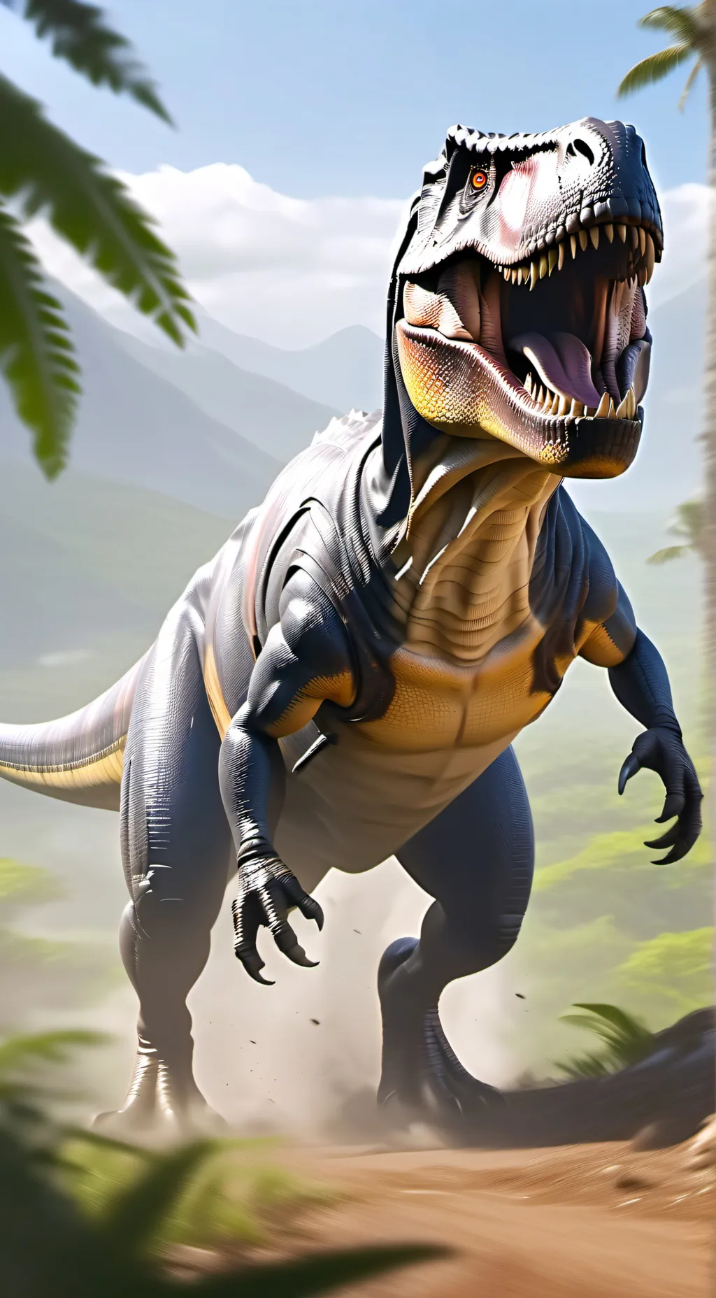 ai character: Rexy background