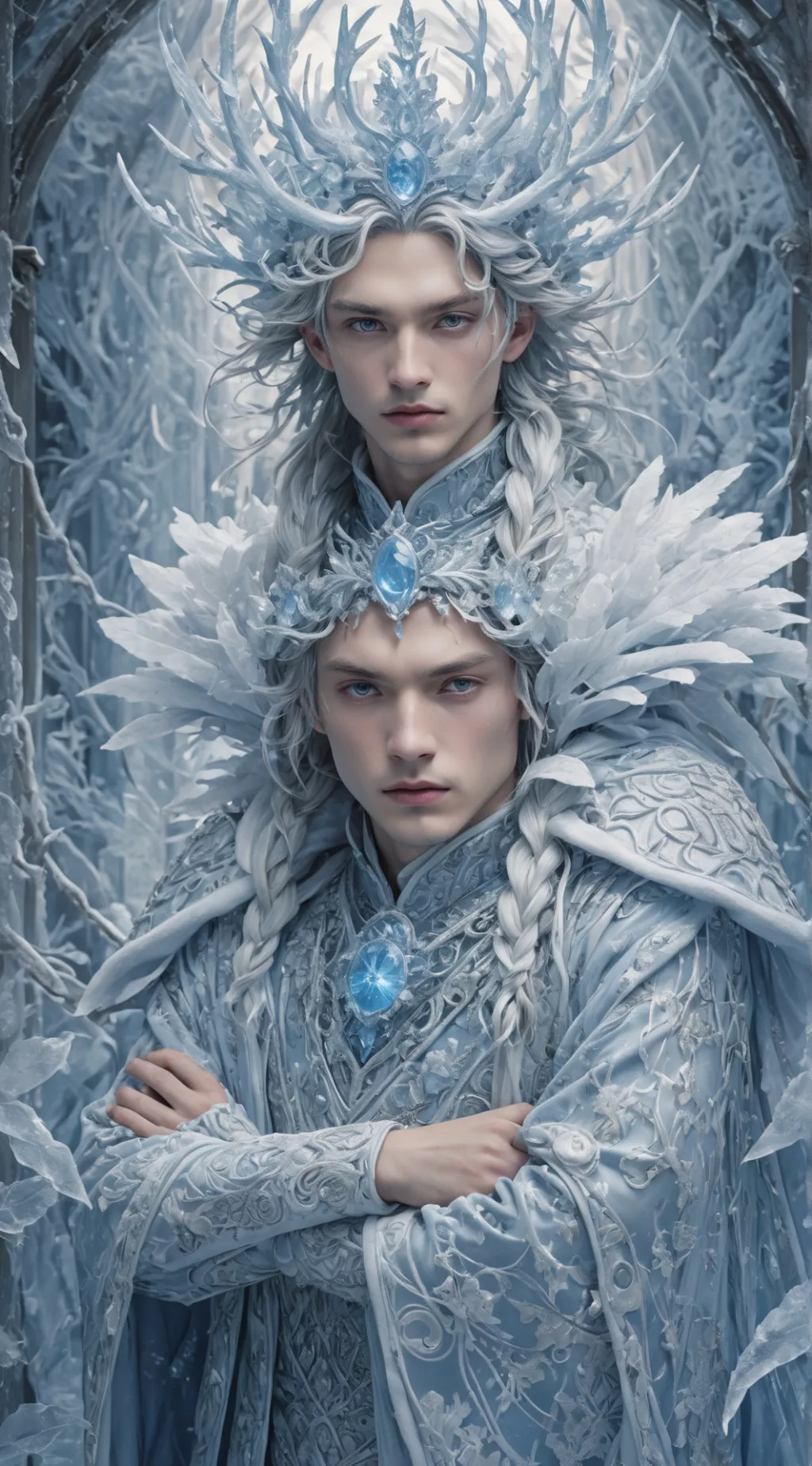ai character: Frost background