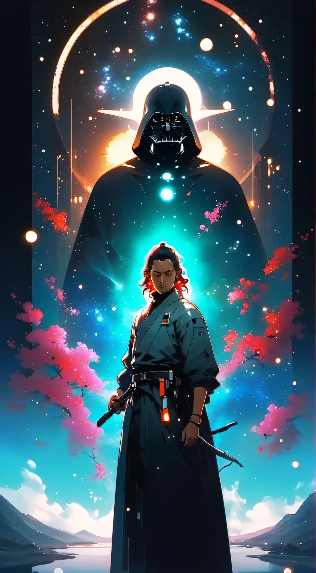 ai character: Darth Vader  background