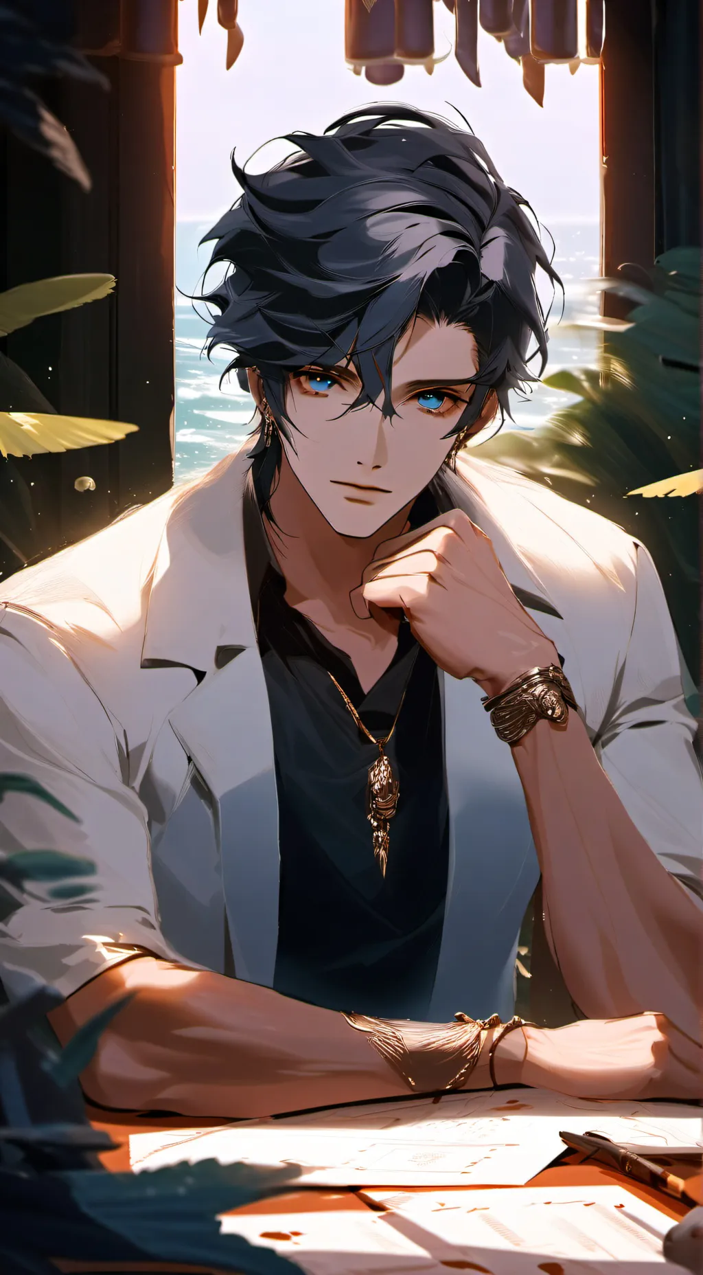 ai character: john smith background