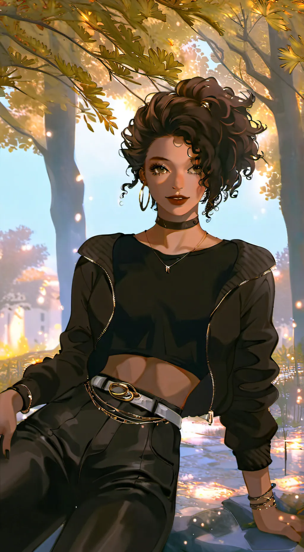 ai character: Denice  background