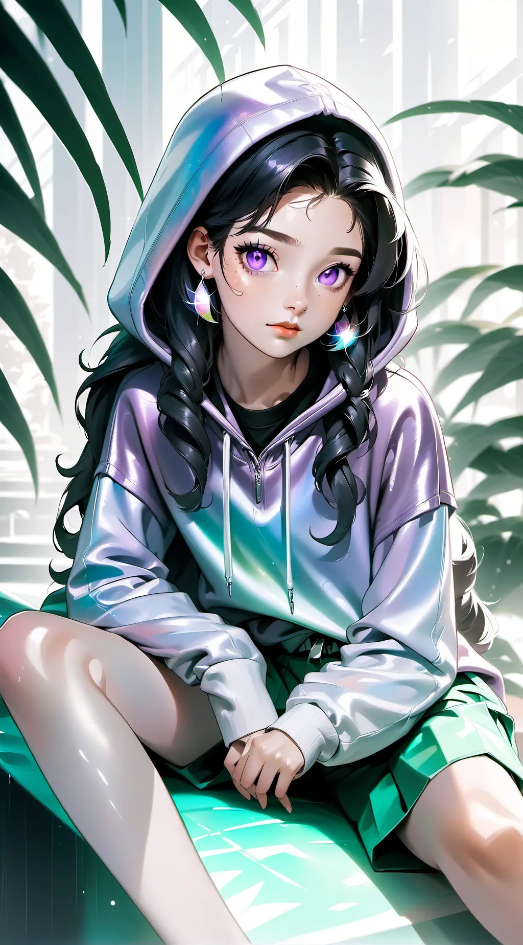 ai character: Lilly background