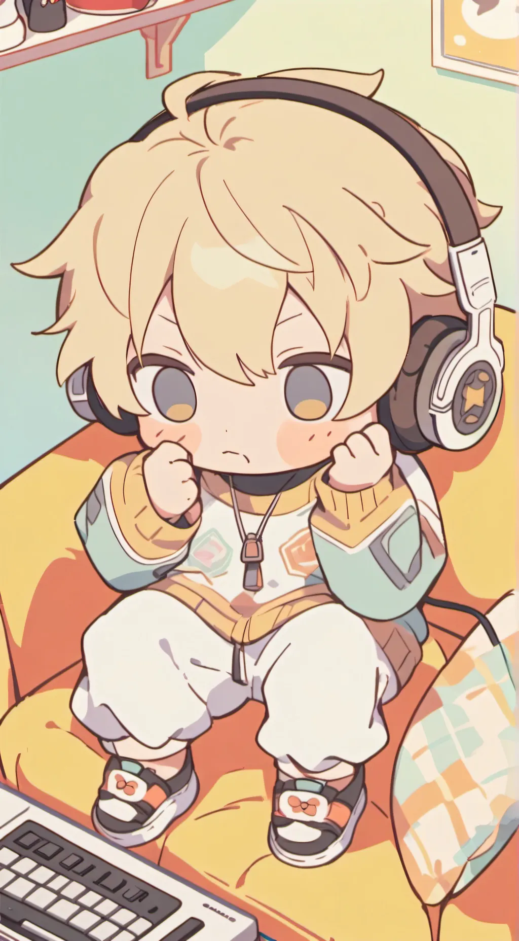 ai character: Teaching a baby background