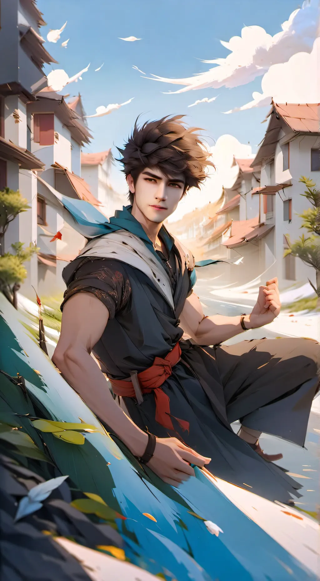 ai character: luca background