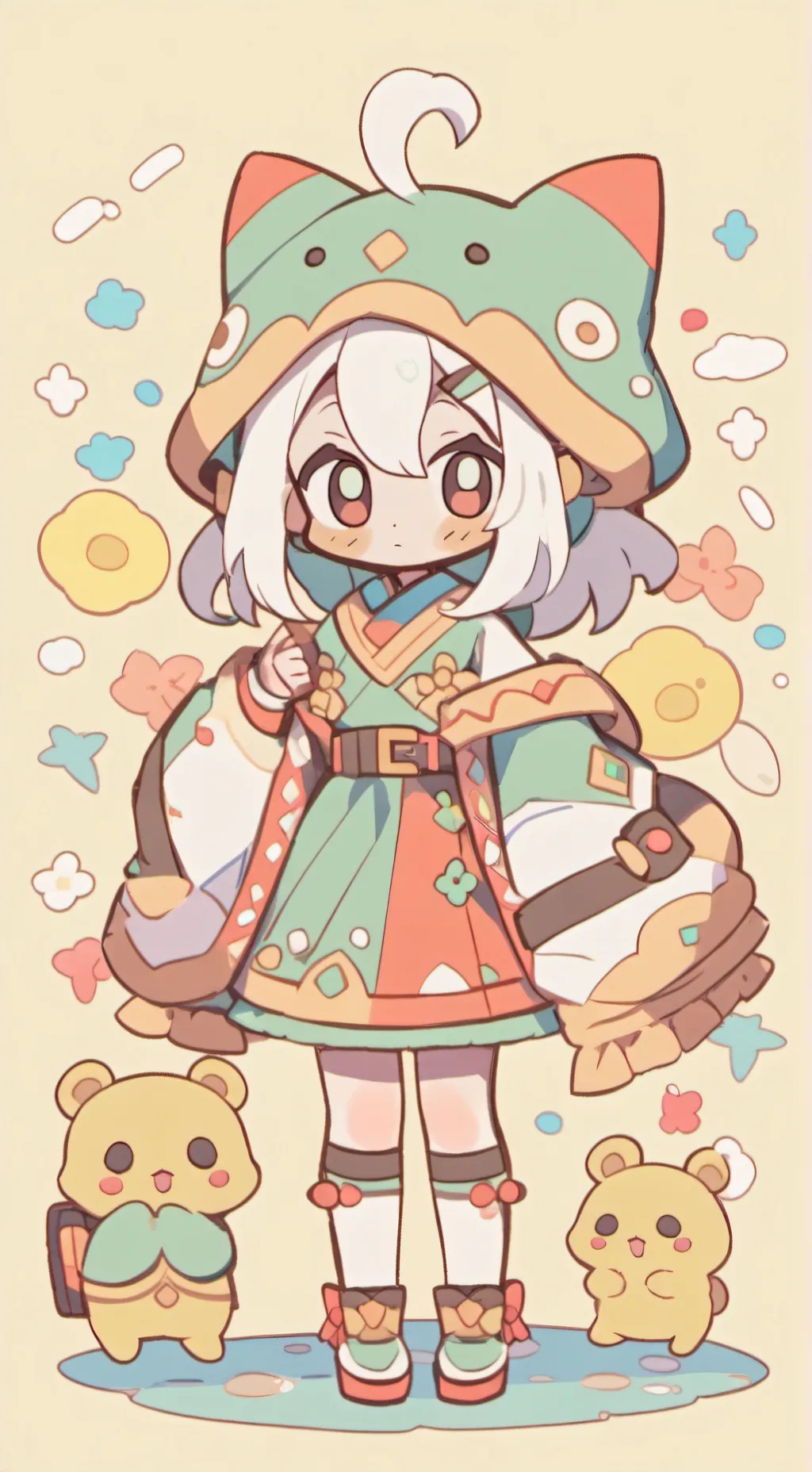 ai character: Sprunki infection  background
