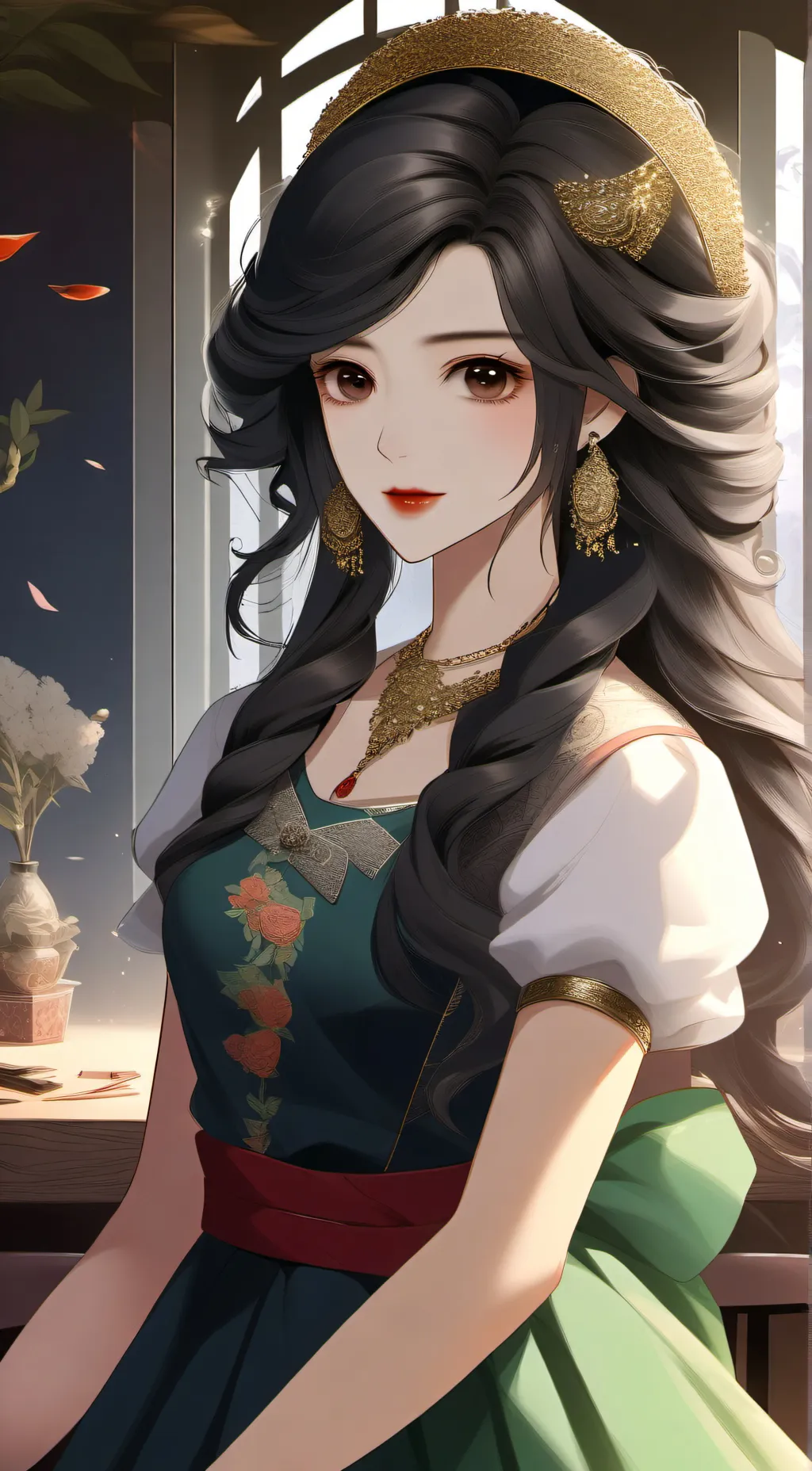 ai character: 😷canta😁 background