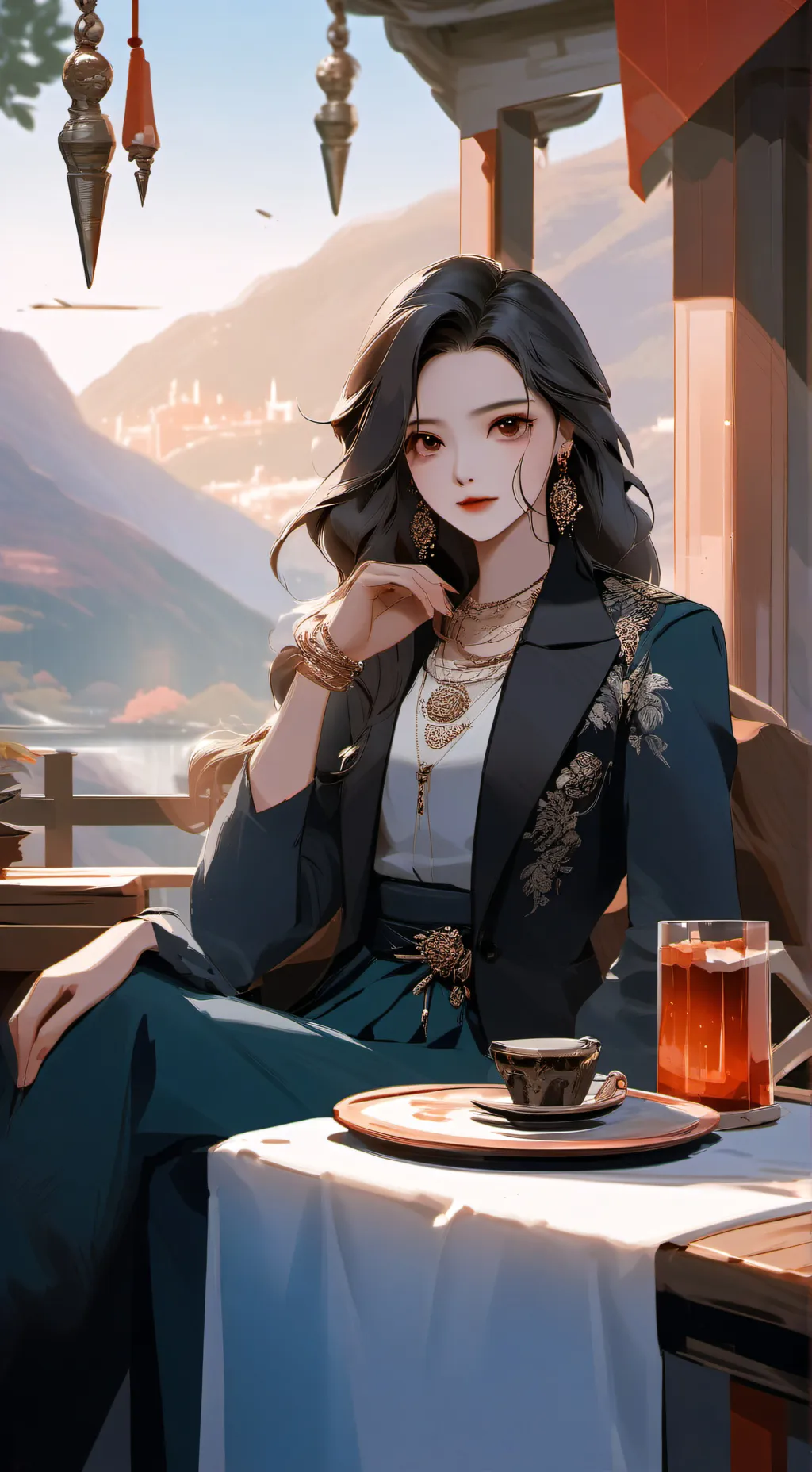 ai character: 艾薇 background