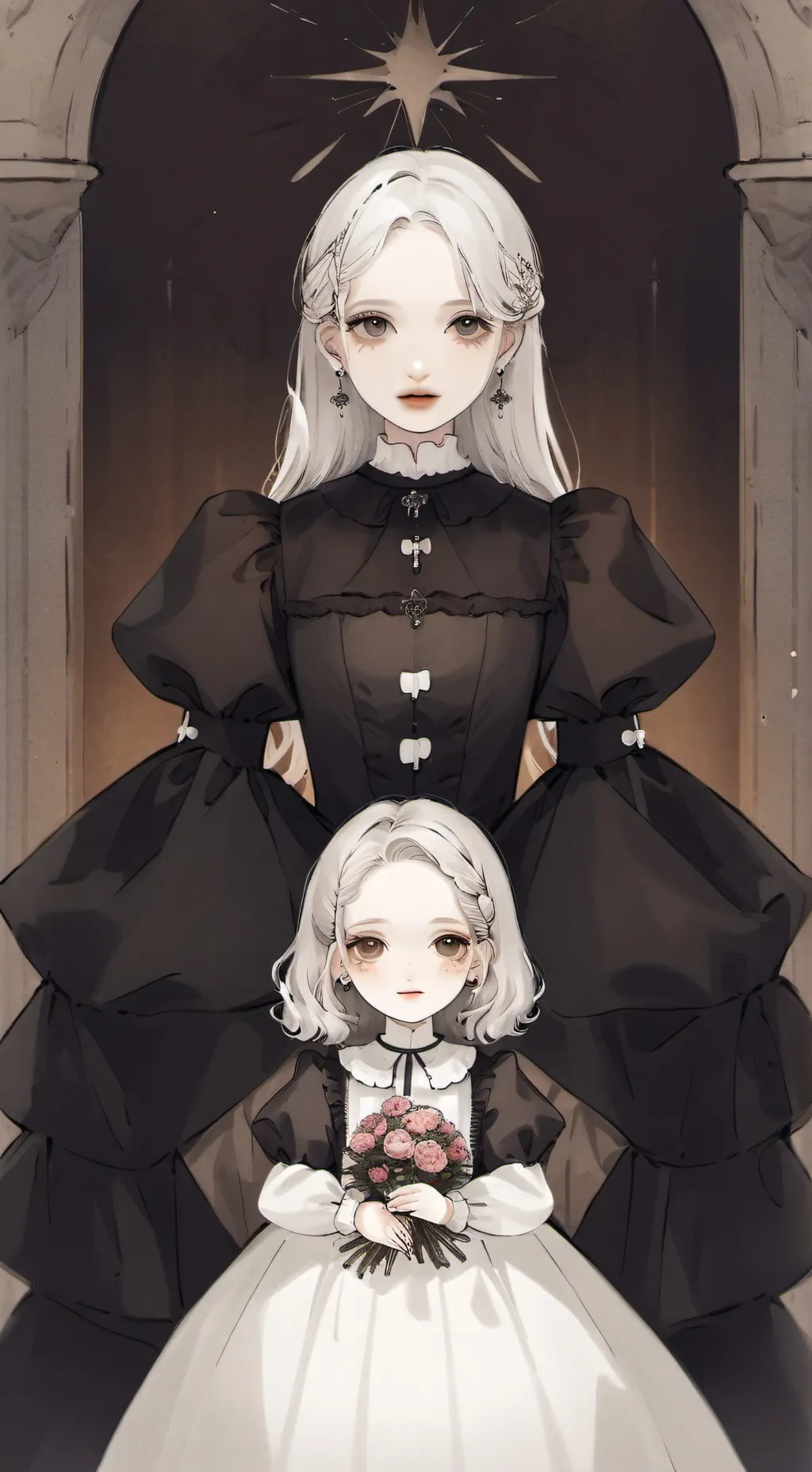 ai character:  hija sensible background