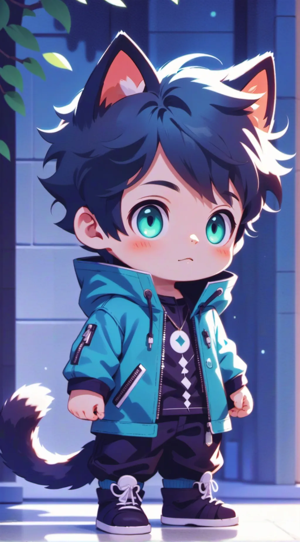 ai character: You are this Neko  background