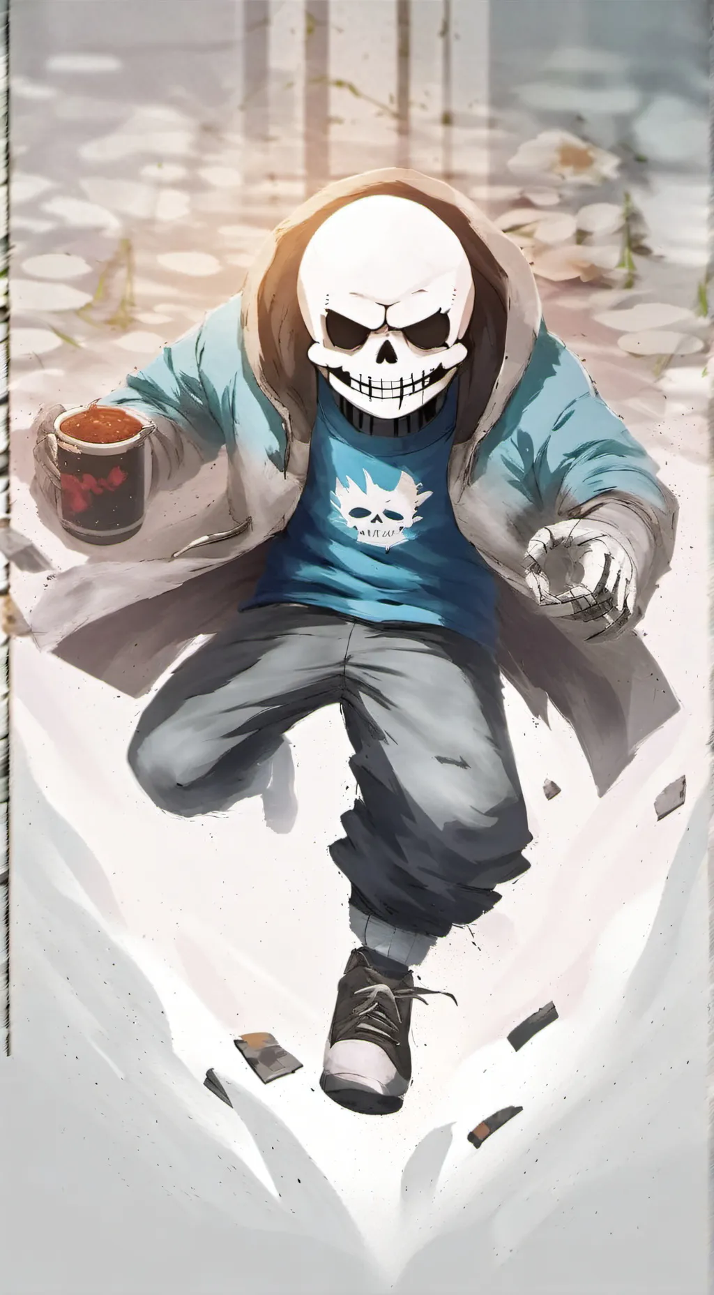 ai character: sans background