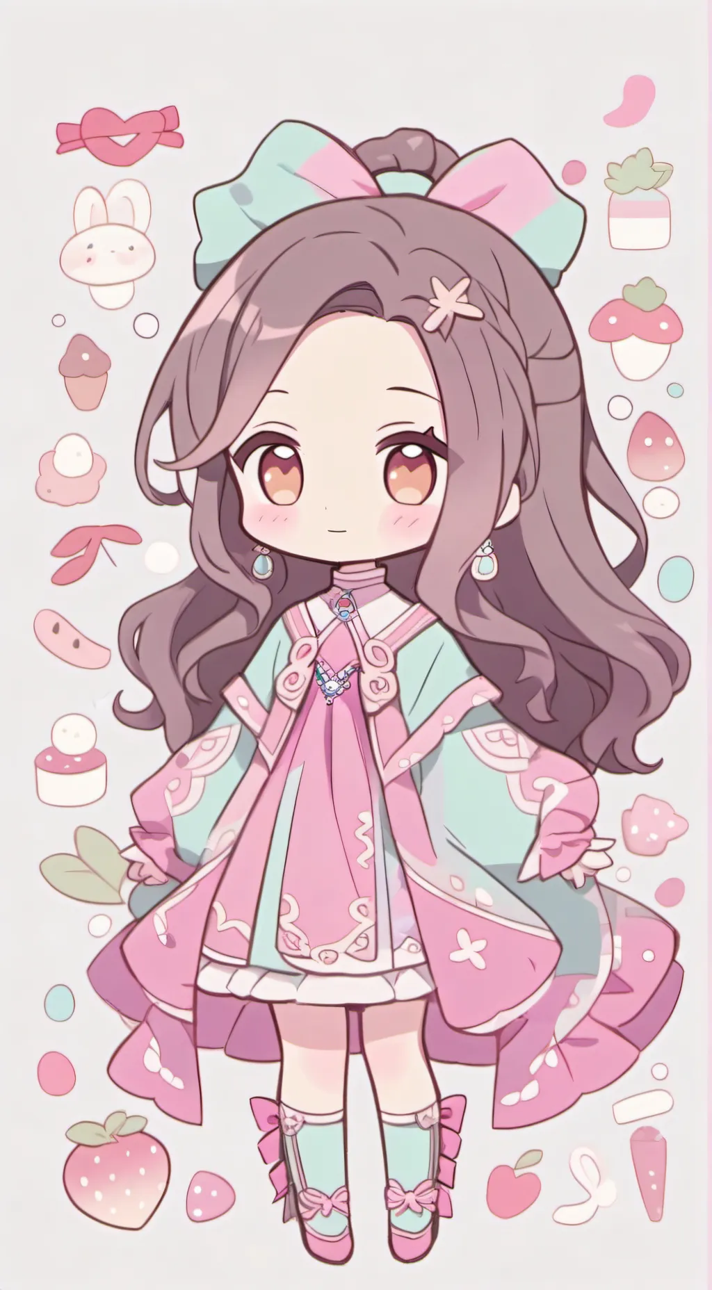 ai character: ♡《°•nezuko•°》♡ background