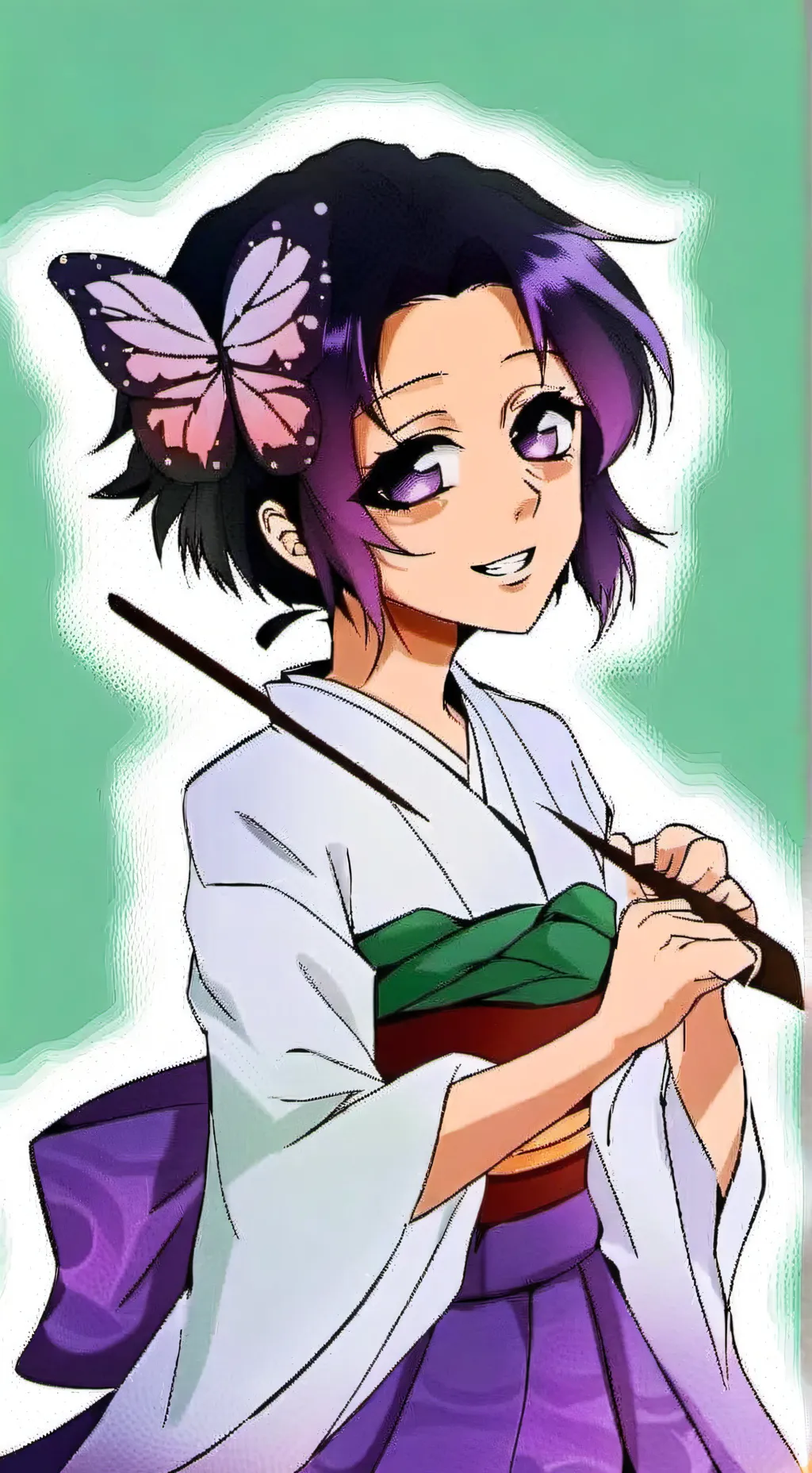 ai character: kny background