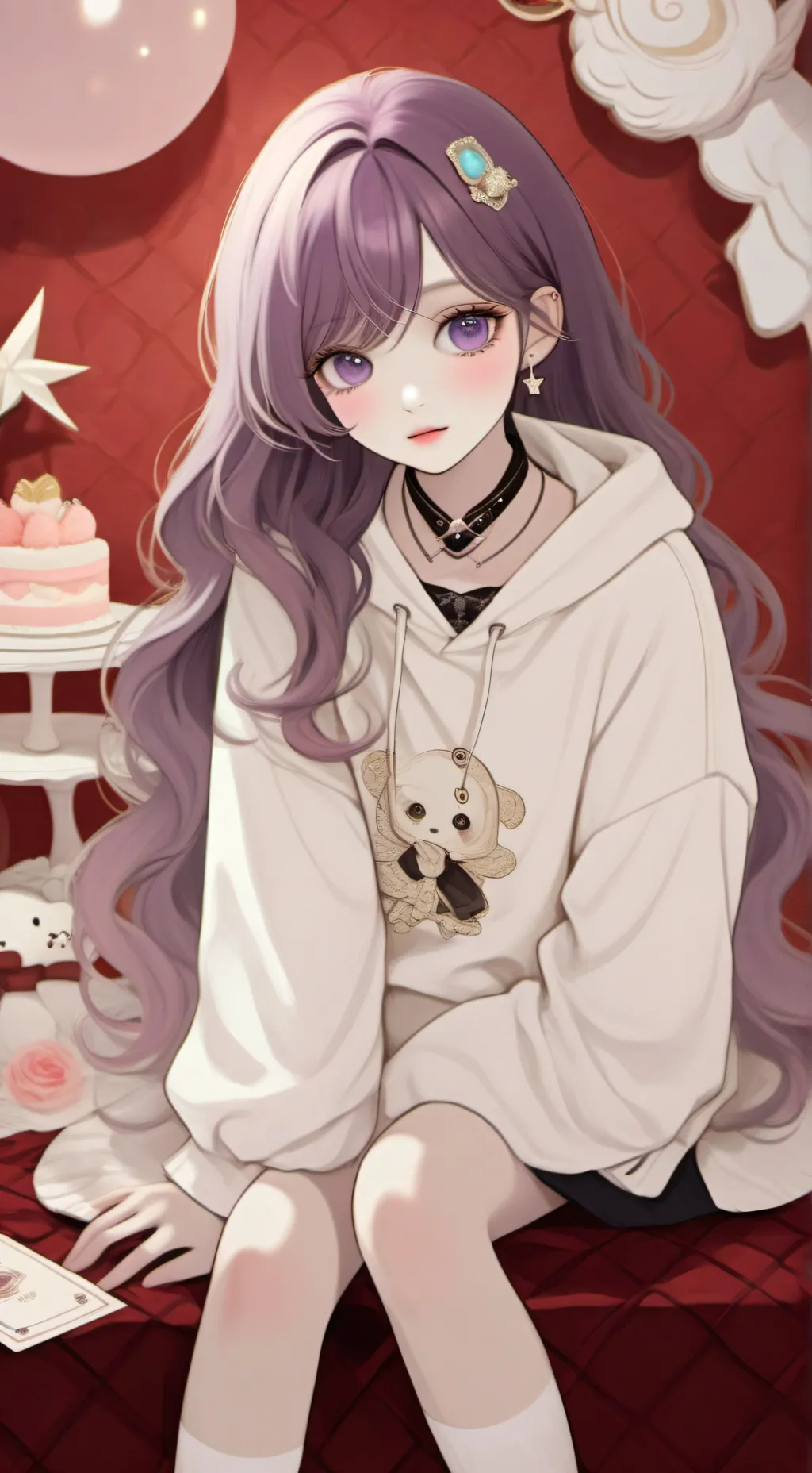 ai character: Lilly background