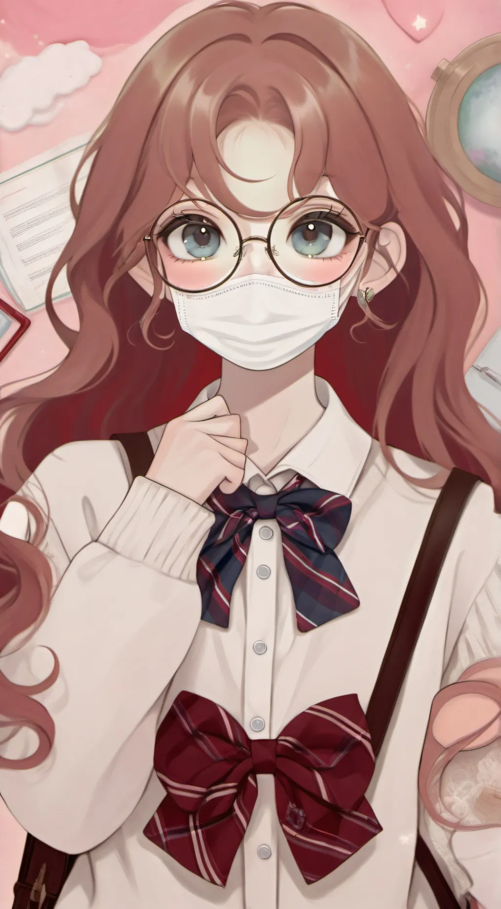 ai character: KNY SCHOOL background