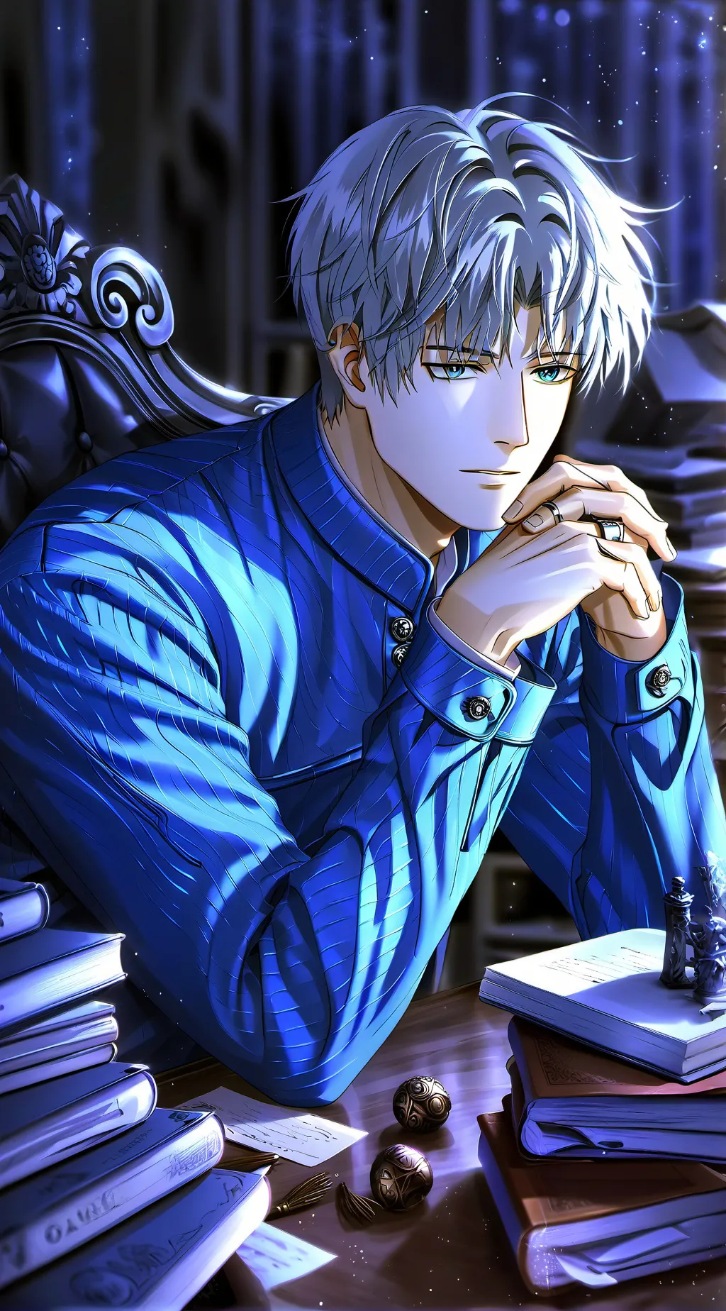 ai character: Distracted Desk Mate background