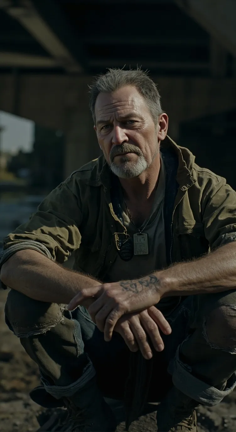 ai character: Harvey Briggs ♂ background