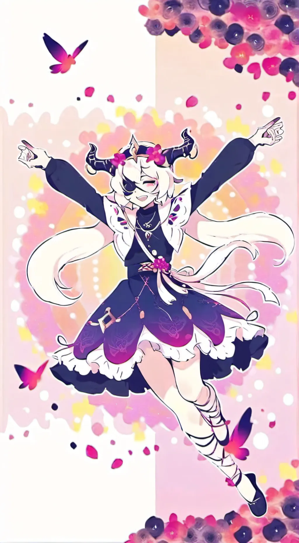 ai character: Md background