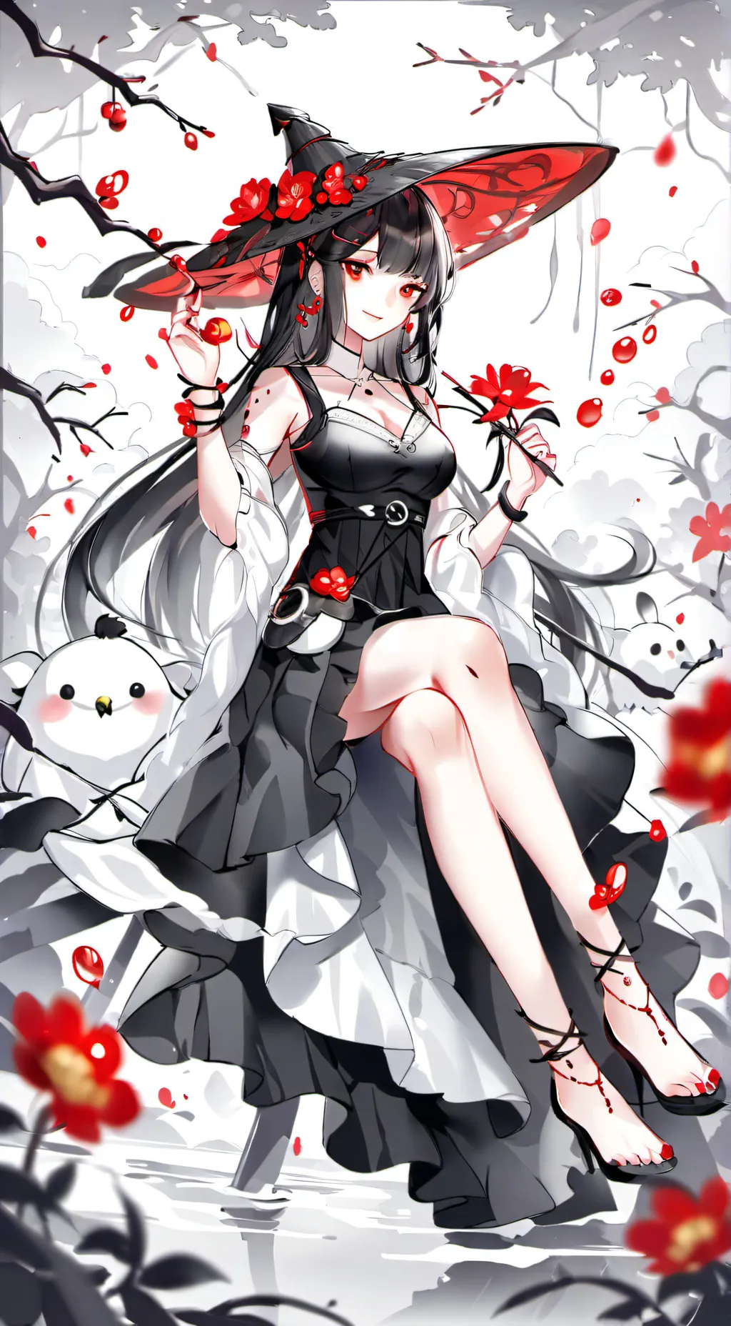ai character: JJK lost in forest background