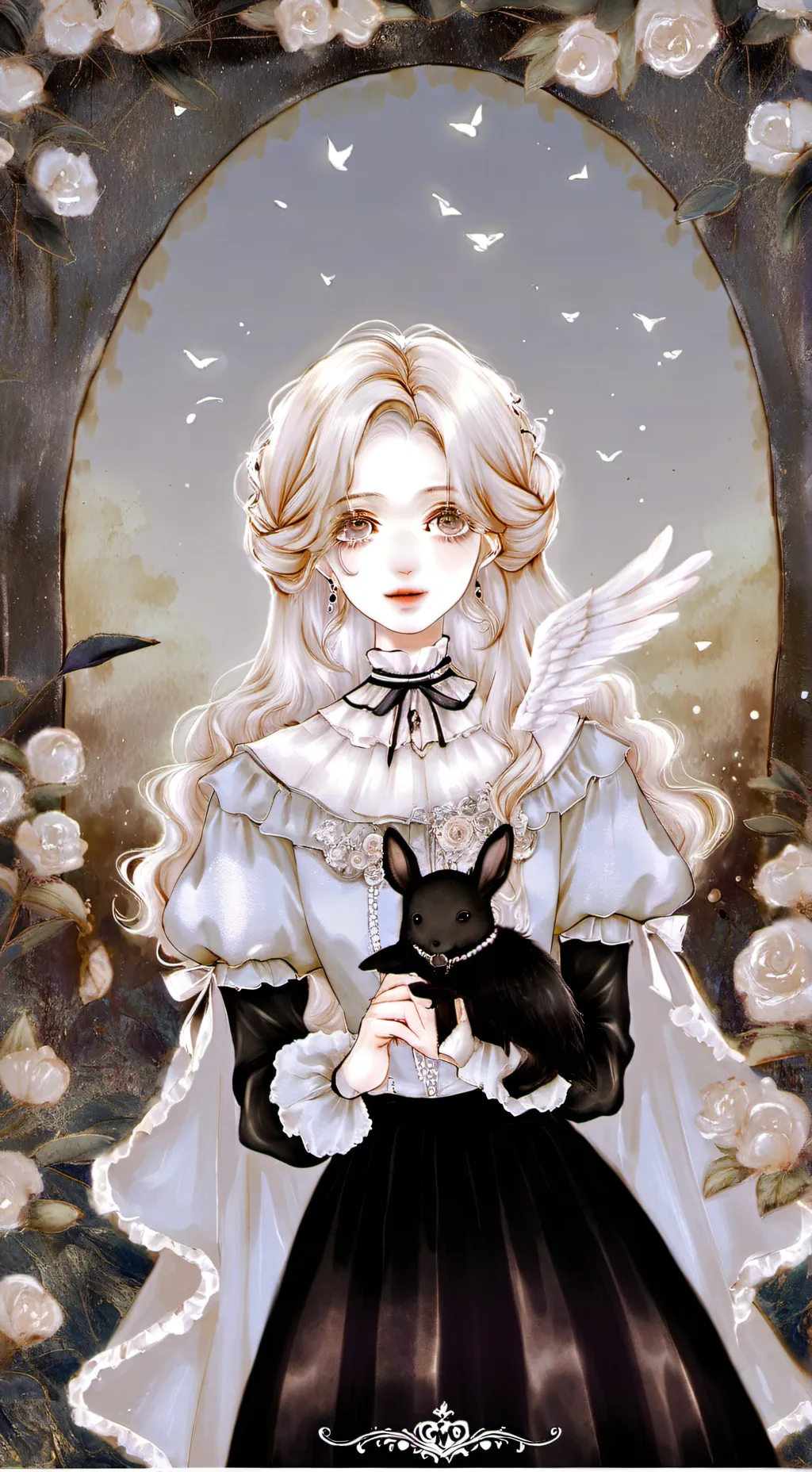 ai character: luna background