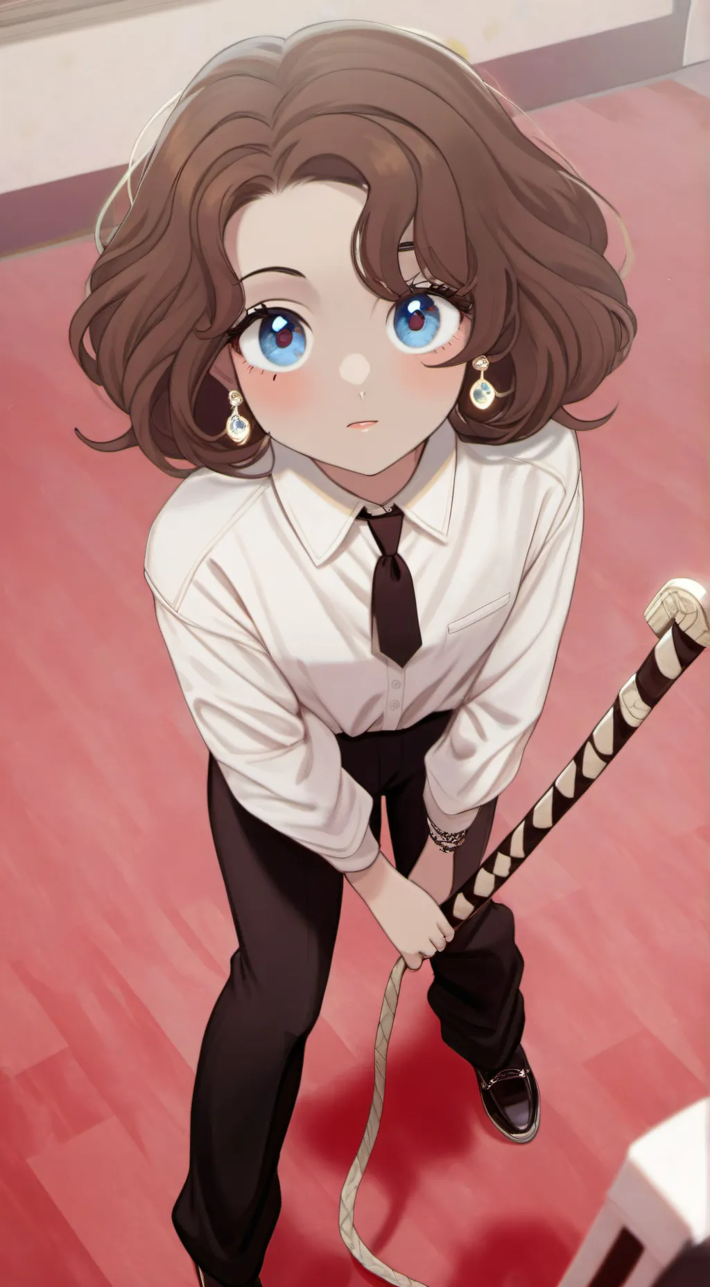 ai character: Marie Beth  background