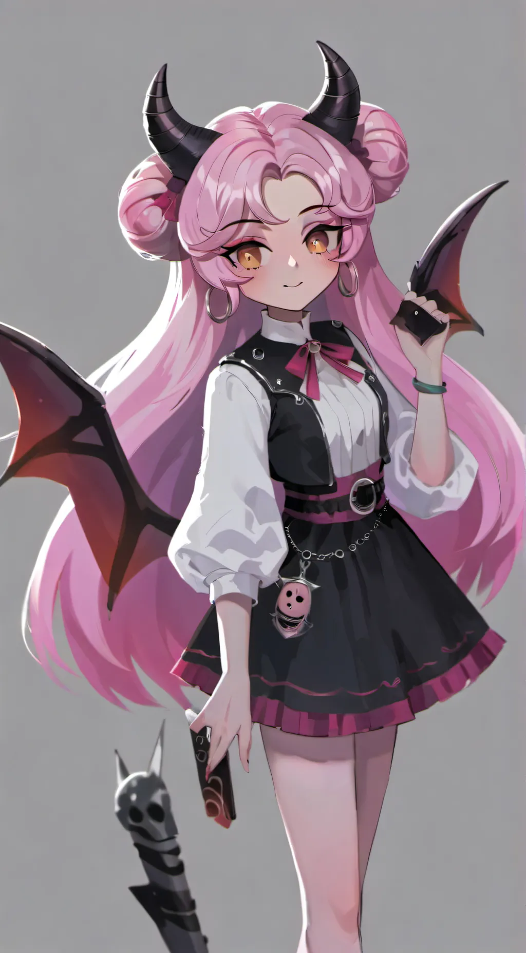 ai character: strawberry  background