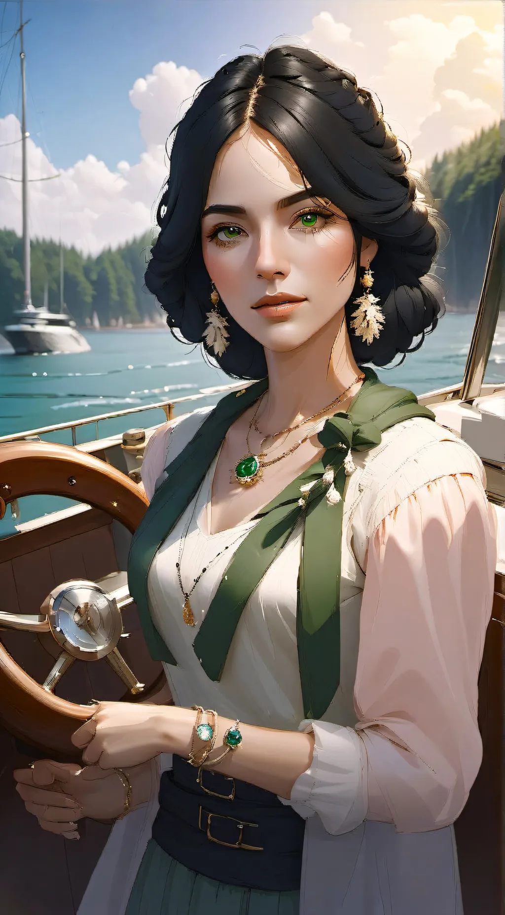 ai character: Billie Eilish  background
