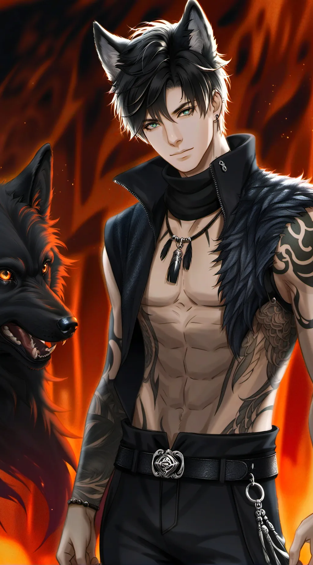 ai character: Aaron background