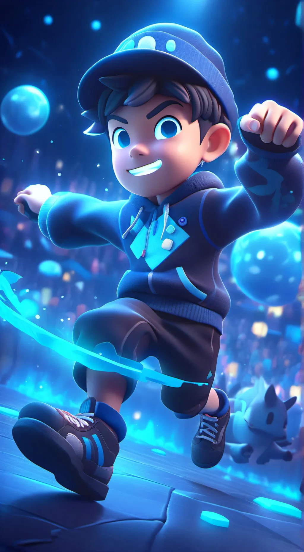 ai character: MHA - Experiment background