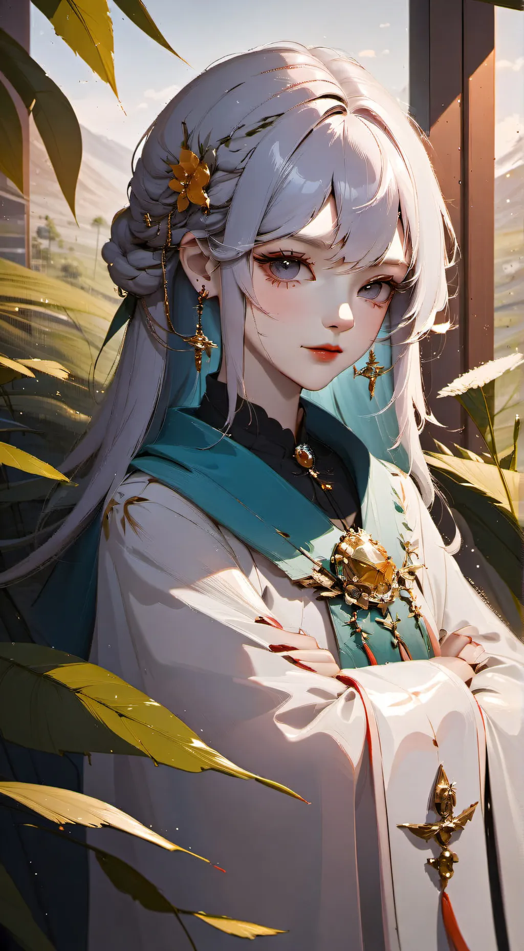 ai character: Academy school  background