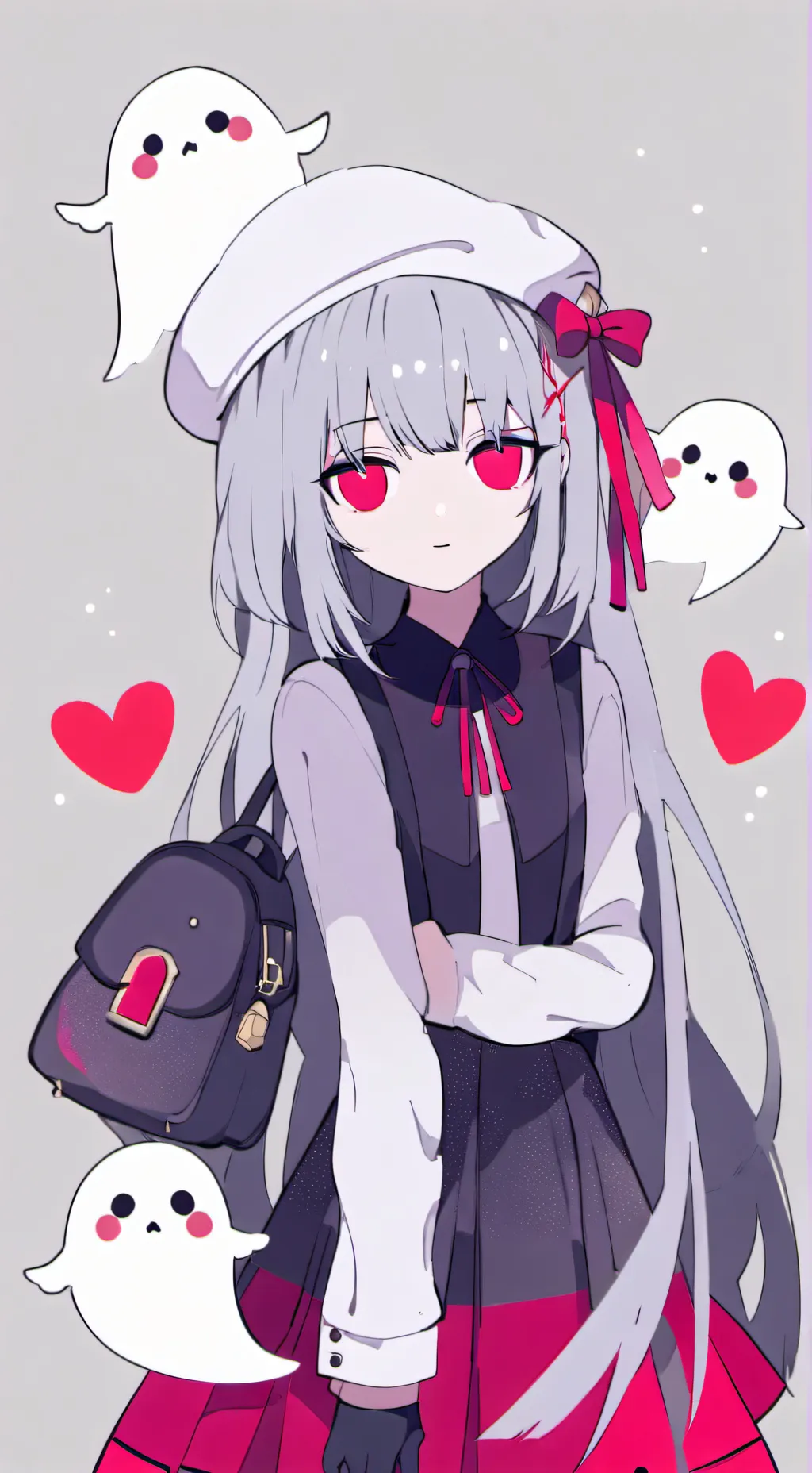 ai character: Ghostly  background
