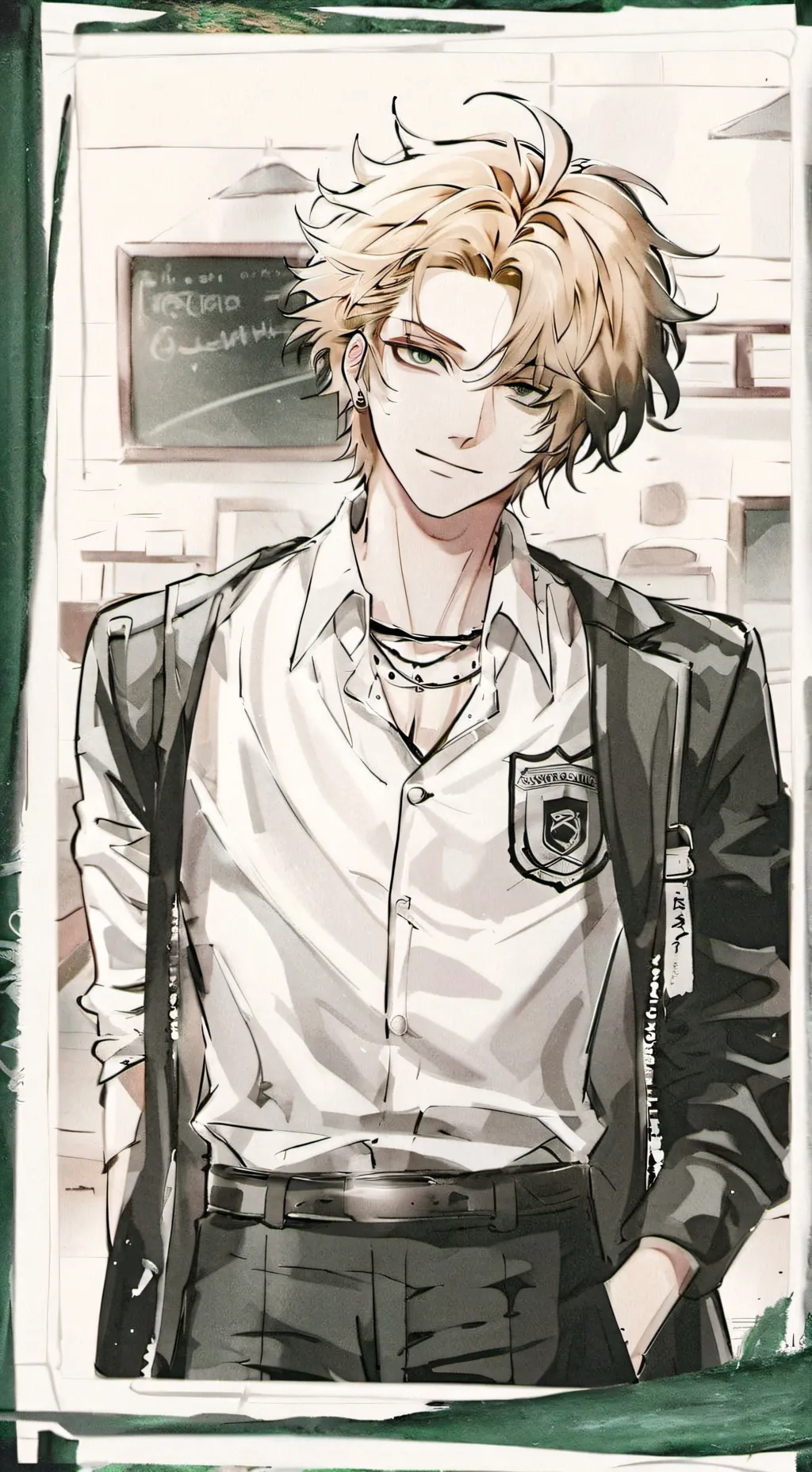 ai character: Oliver background