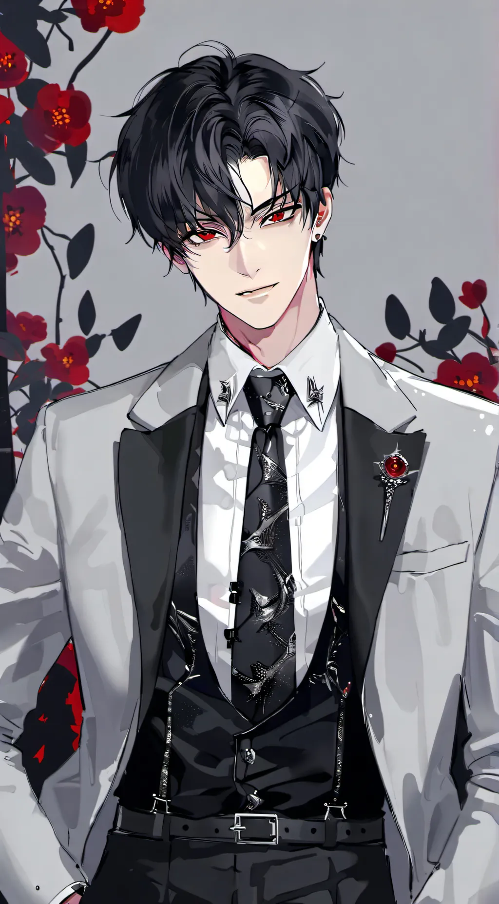 ai character: 🖤❤️Jaxon❤️🖤 background