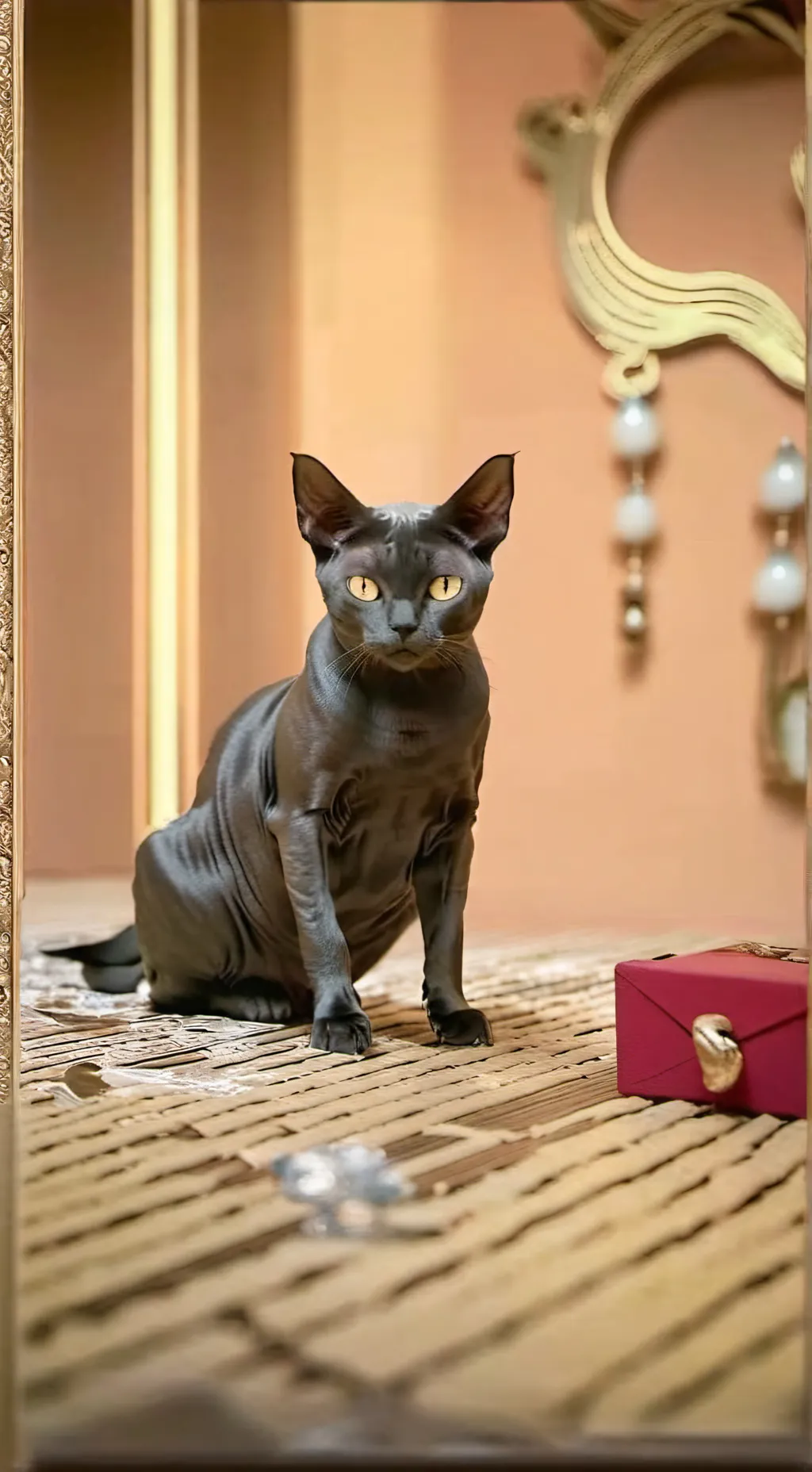 ai character: NinjaMittens background
