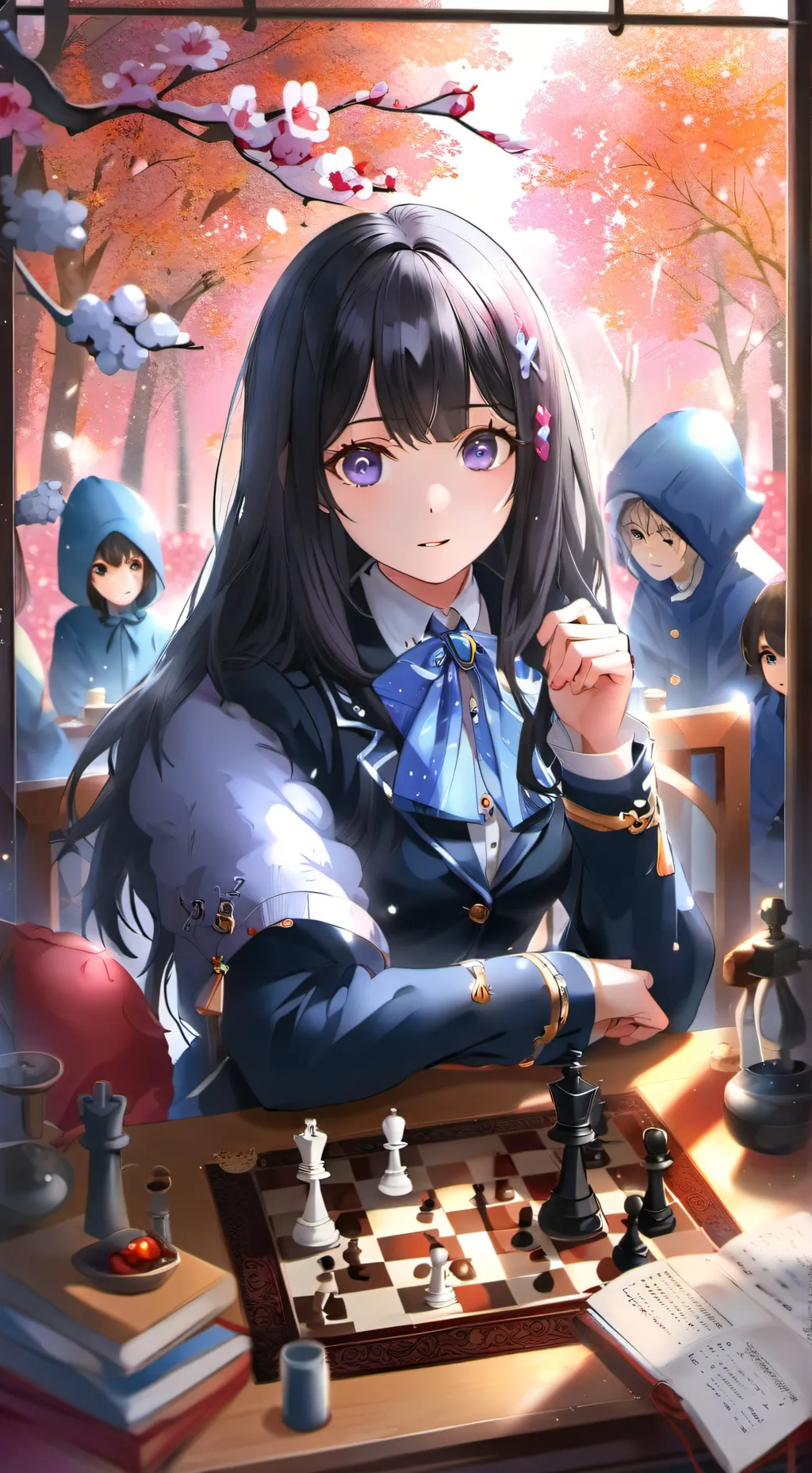ai character: Hikari background