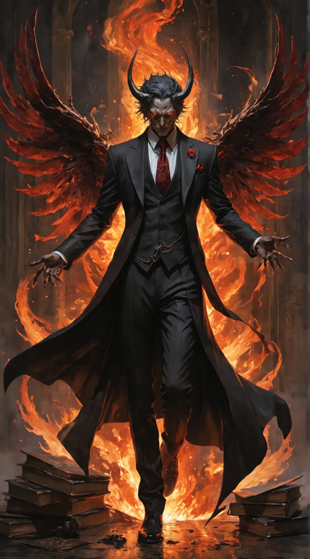 ai character: Azrael background