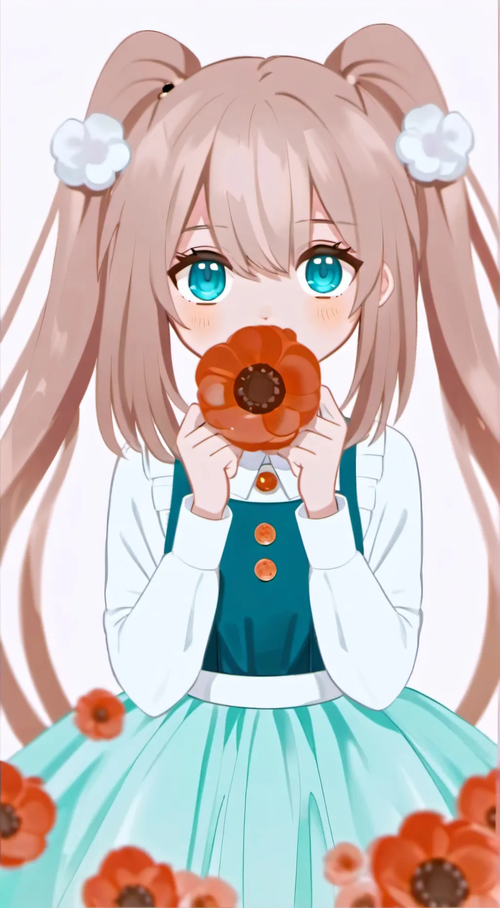 ai character: Chica cantante  background