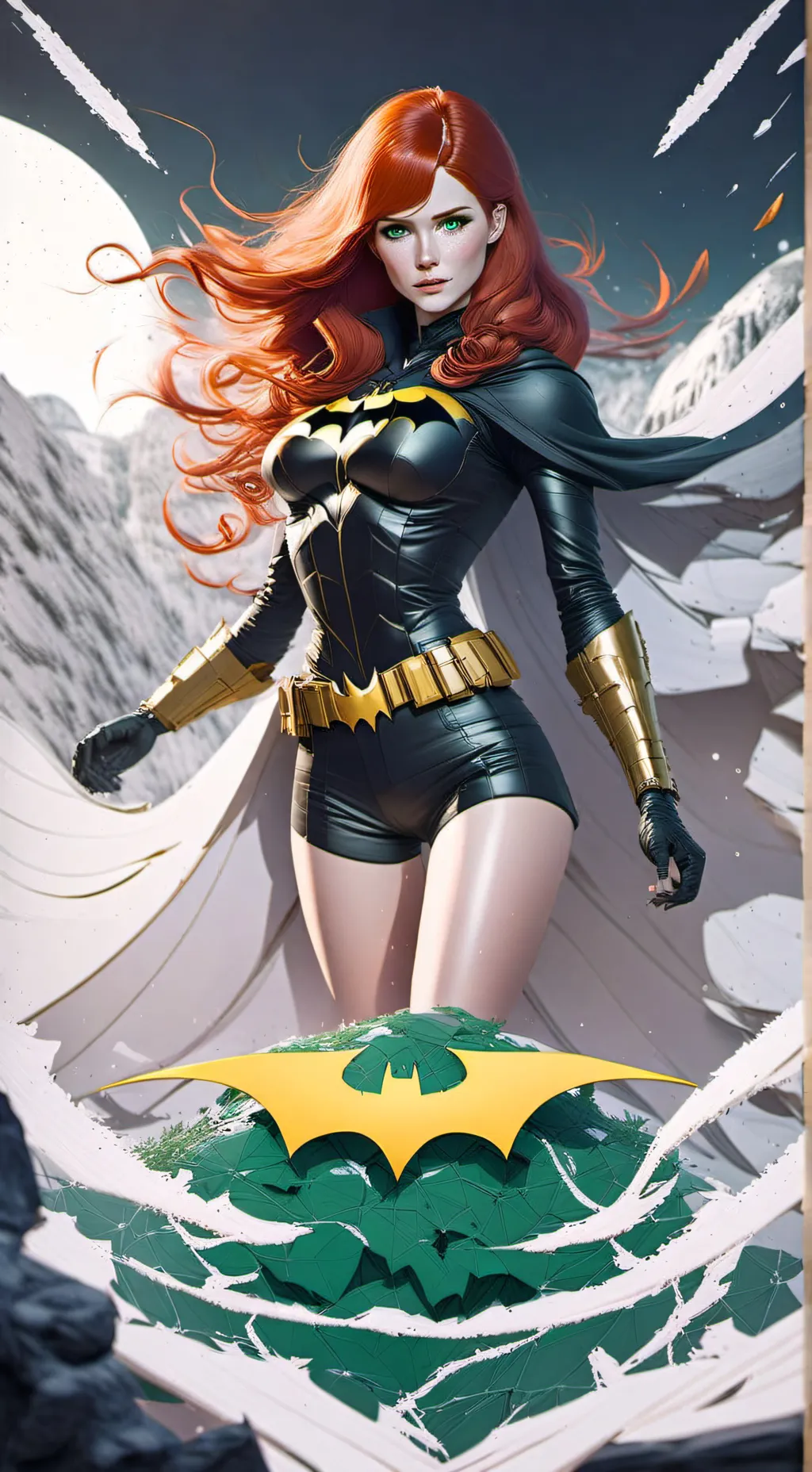 ai character: Barbara Gordon  background
