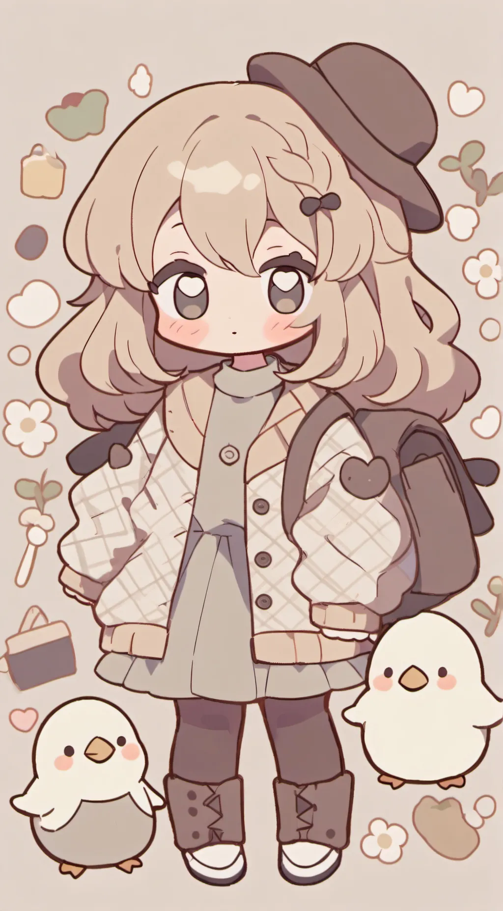 ai character: pau :3🐤🐥 background