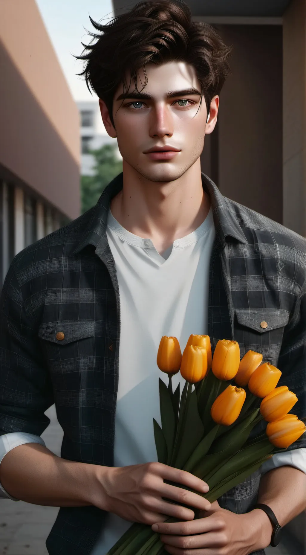 ai character: Daniel Thompson  background