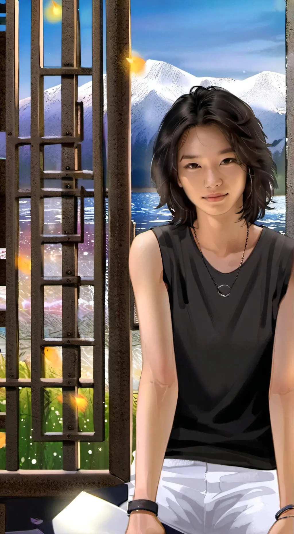 ai character: Kang Sae Byeok background