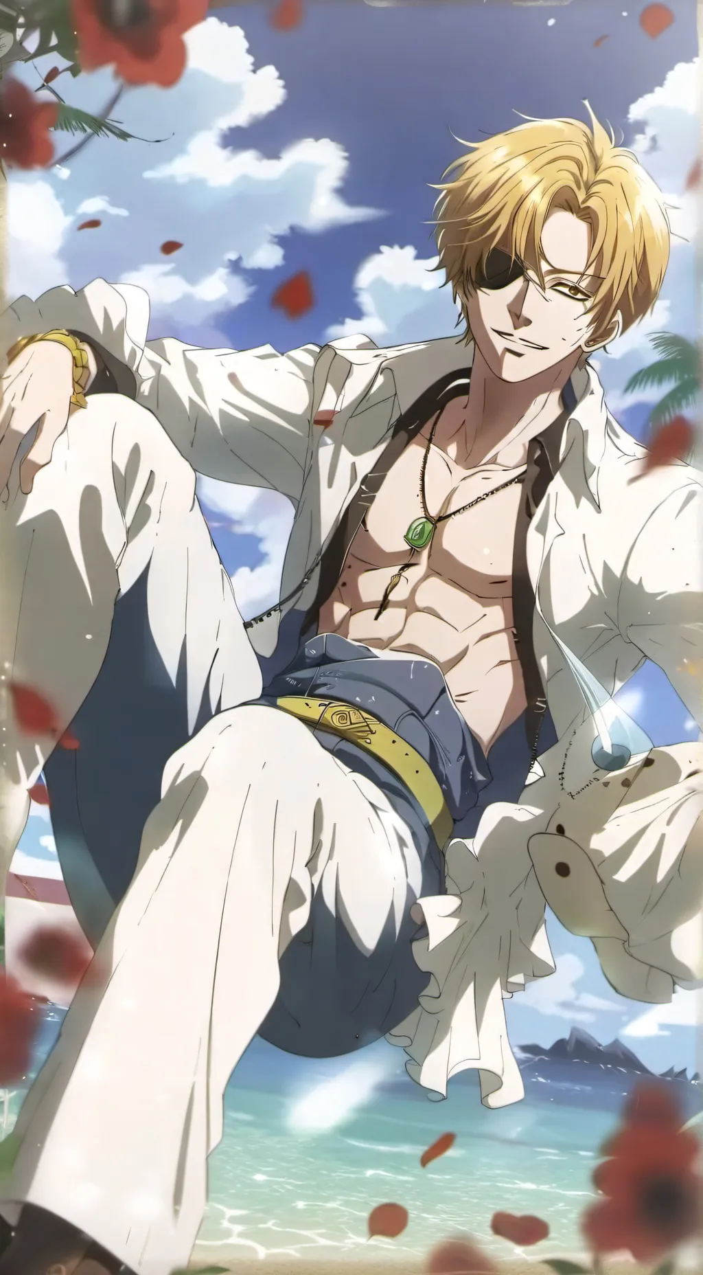 ai character: Sick Sanji  background